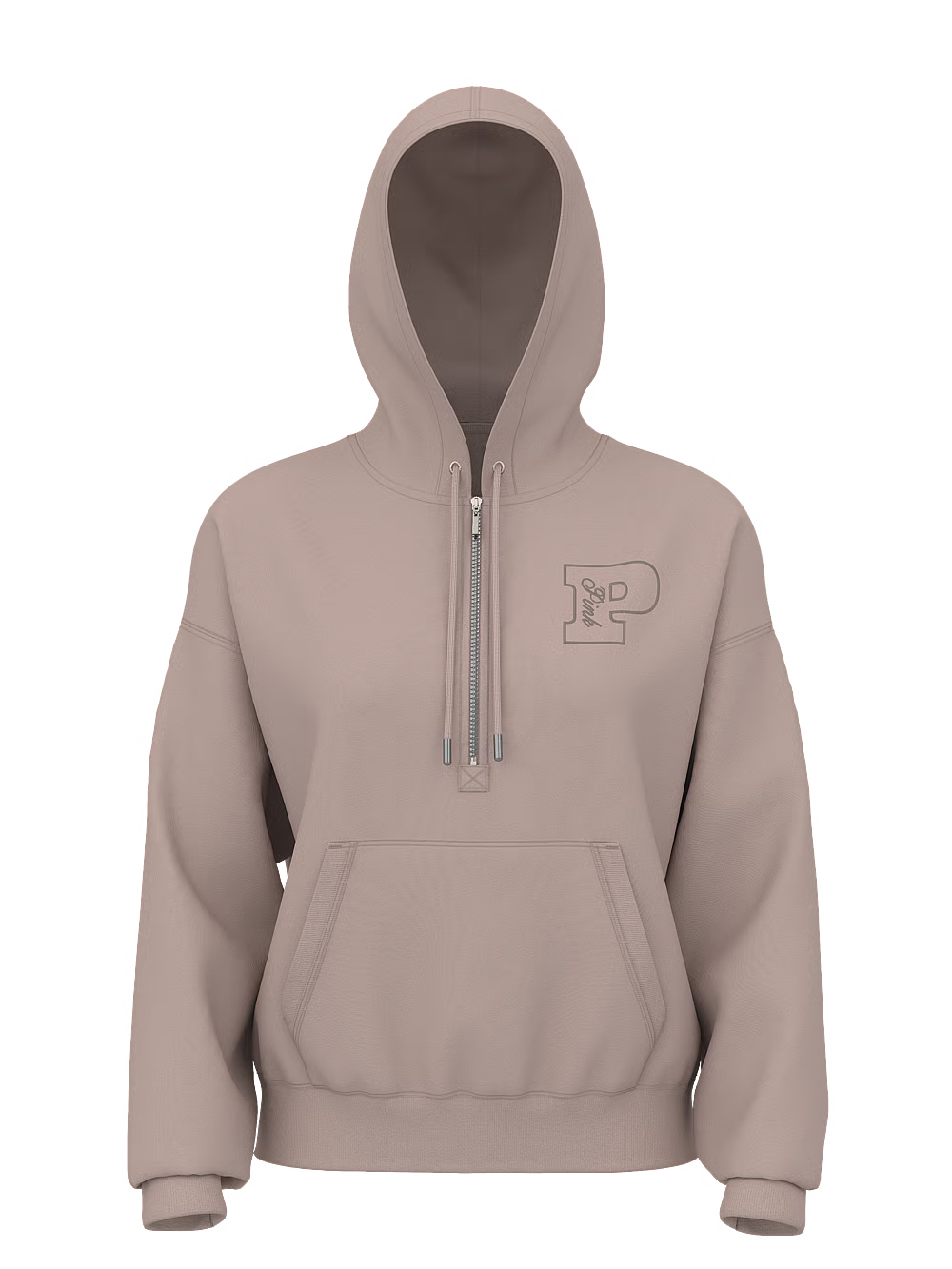 Victoria Secret - Ivy Fleece Campus Half-Zip Hoodie