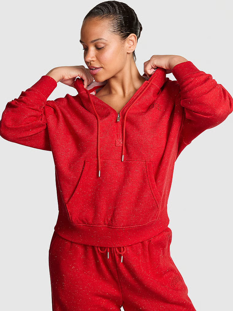 Victoria Secret - Ivy Fleece Campus Half-Zip Hoodie