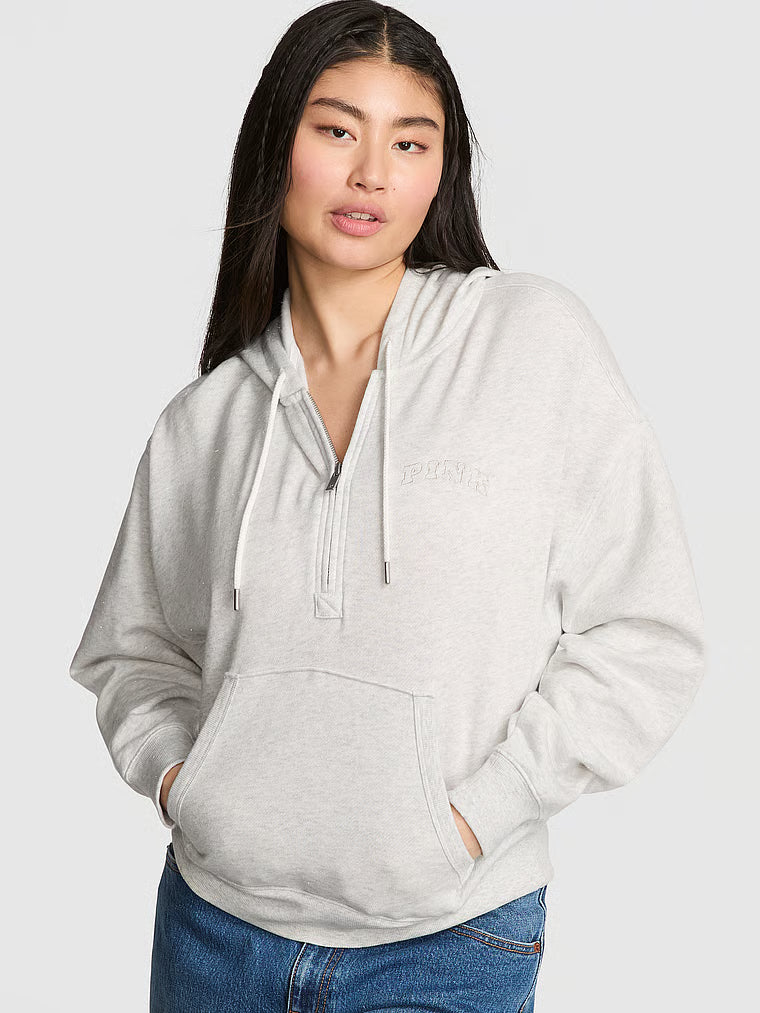 Victoria Secret - Ivy Fleece Campus Half-Zip Hoodie