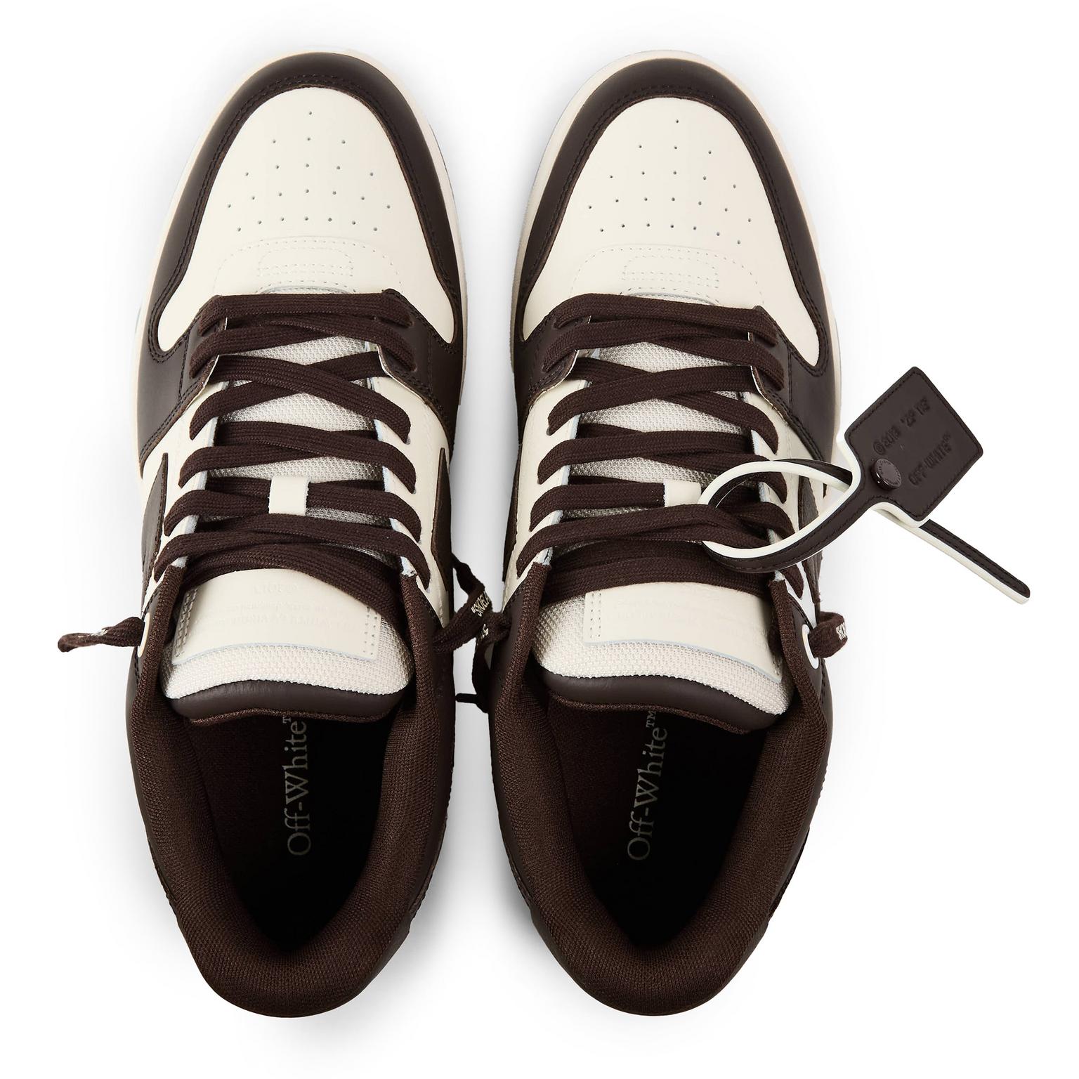 OFF WHITE - Men's Out Of Office Classic Trainers, Trademark Branding