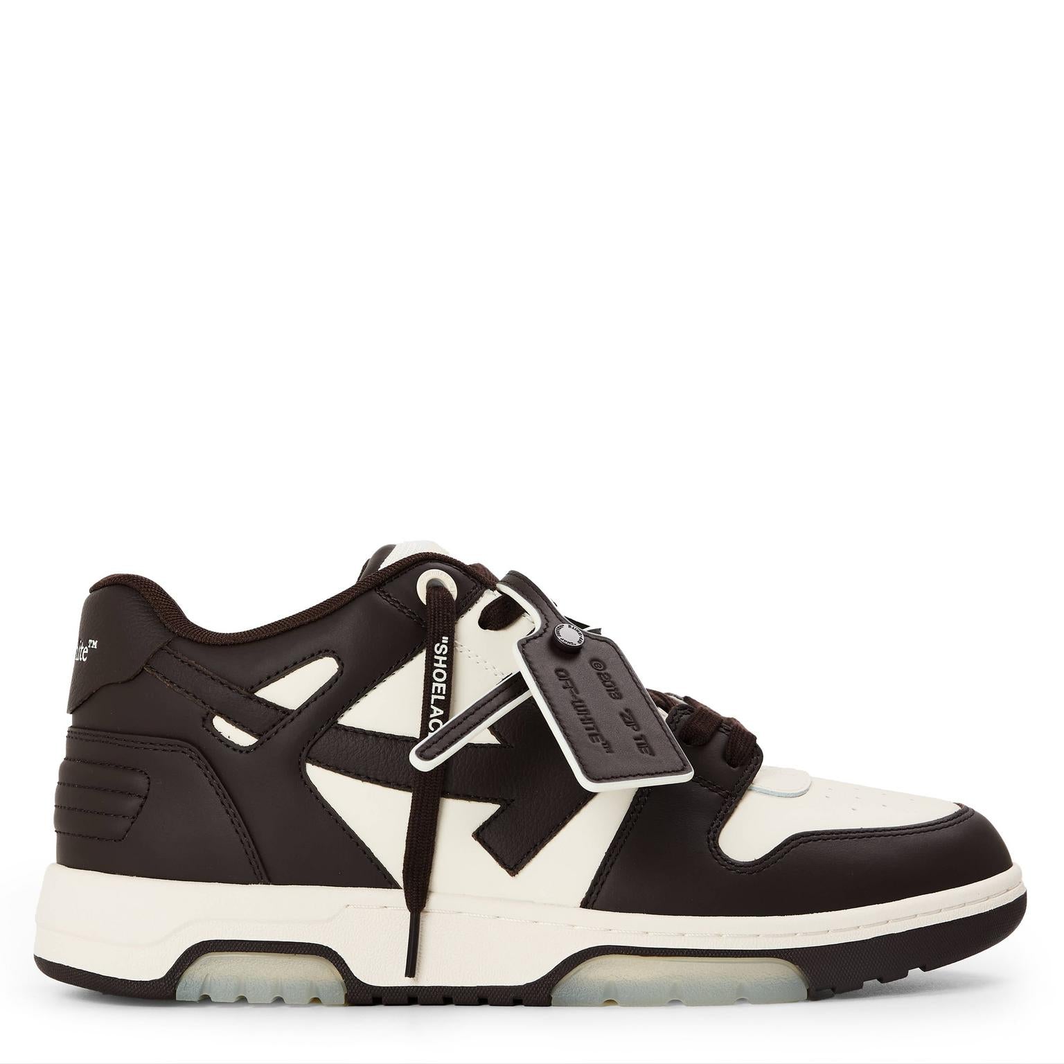 OFF WHITE - Men's Out Of Office Classic Trainers, Trademark Branding