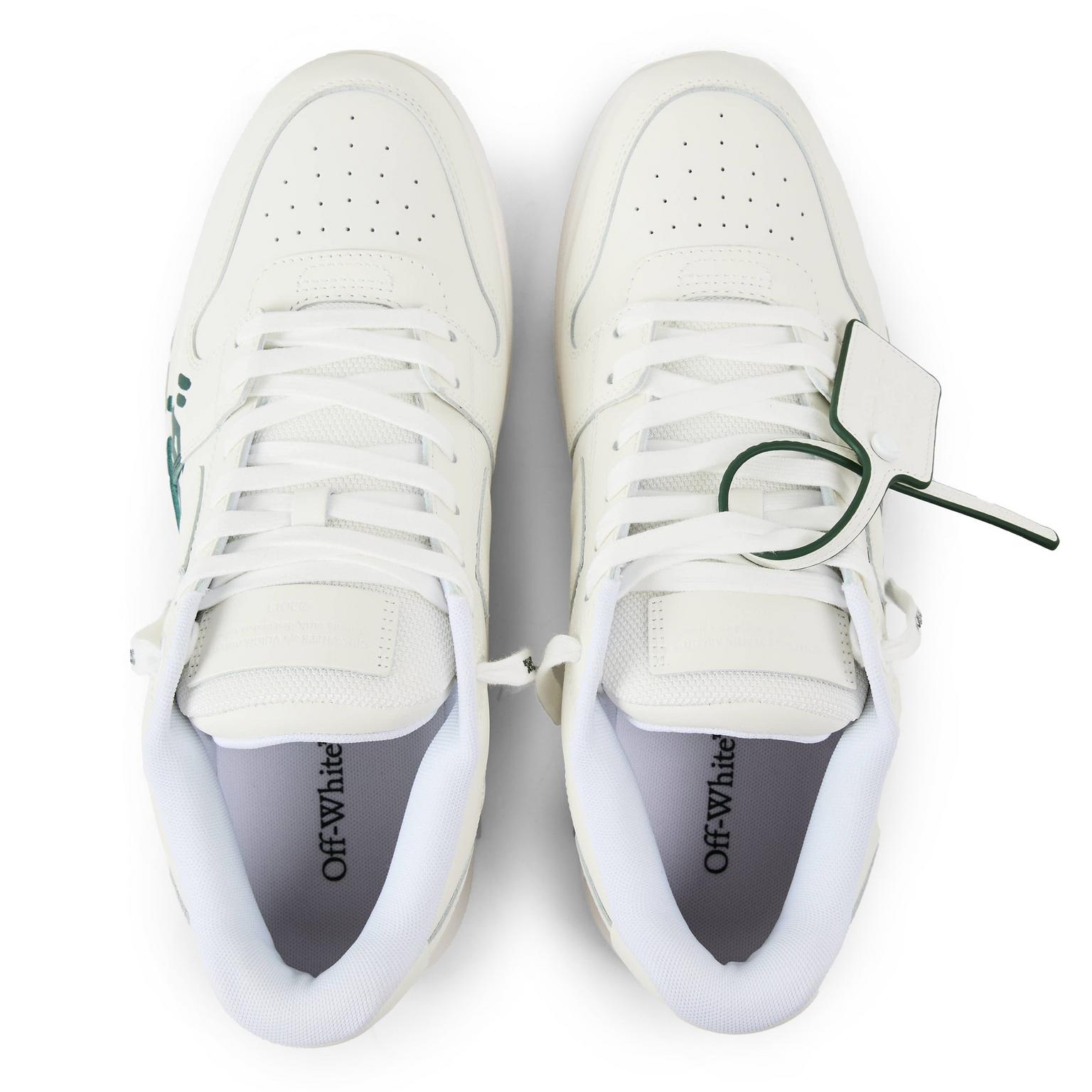 OFF WHITE - Men's Out Of Office Classic Trainers, Trademark Branding