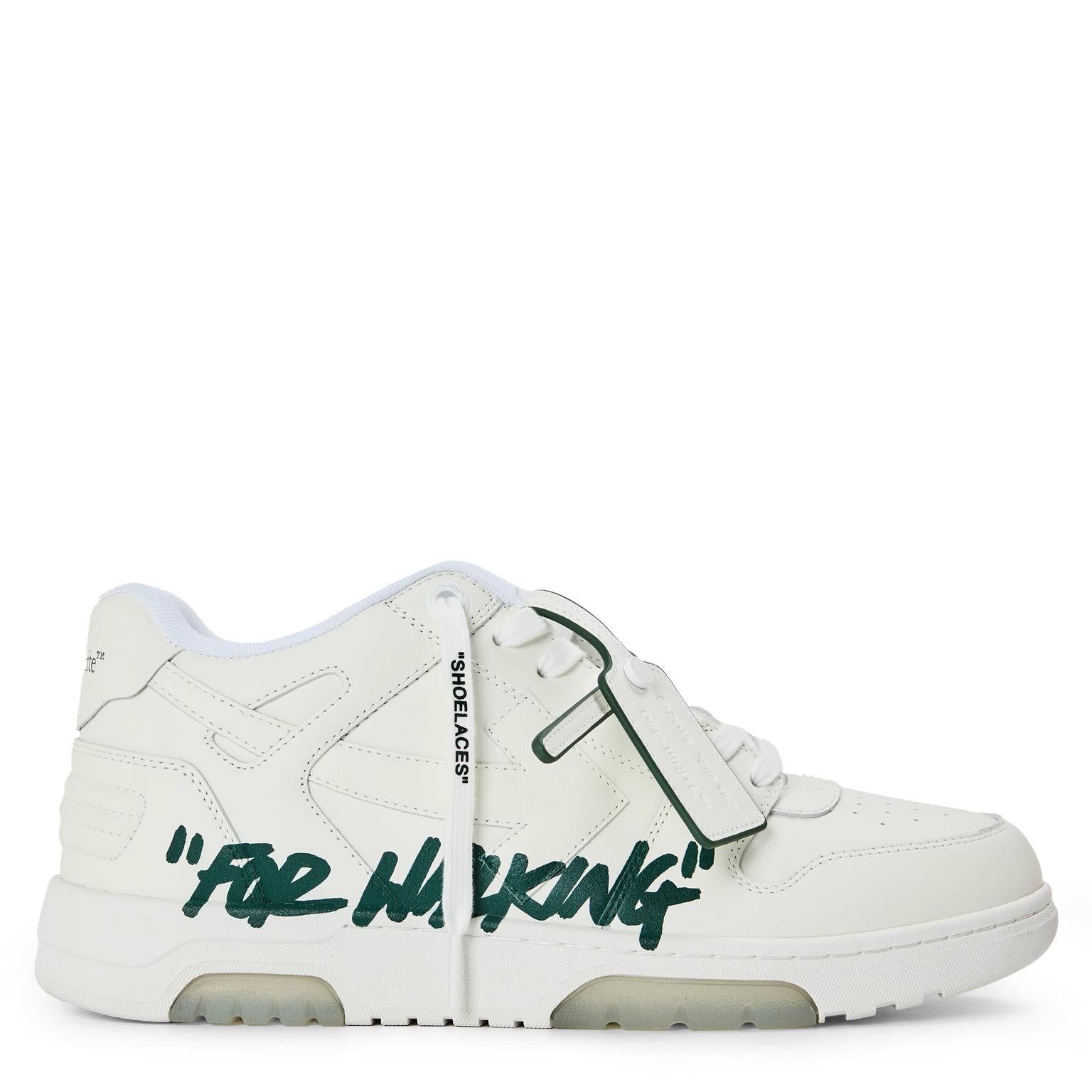 OFF WHITE - Men's Out Of Office Classic Trainers, Trademark Branding
