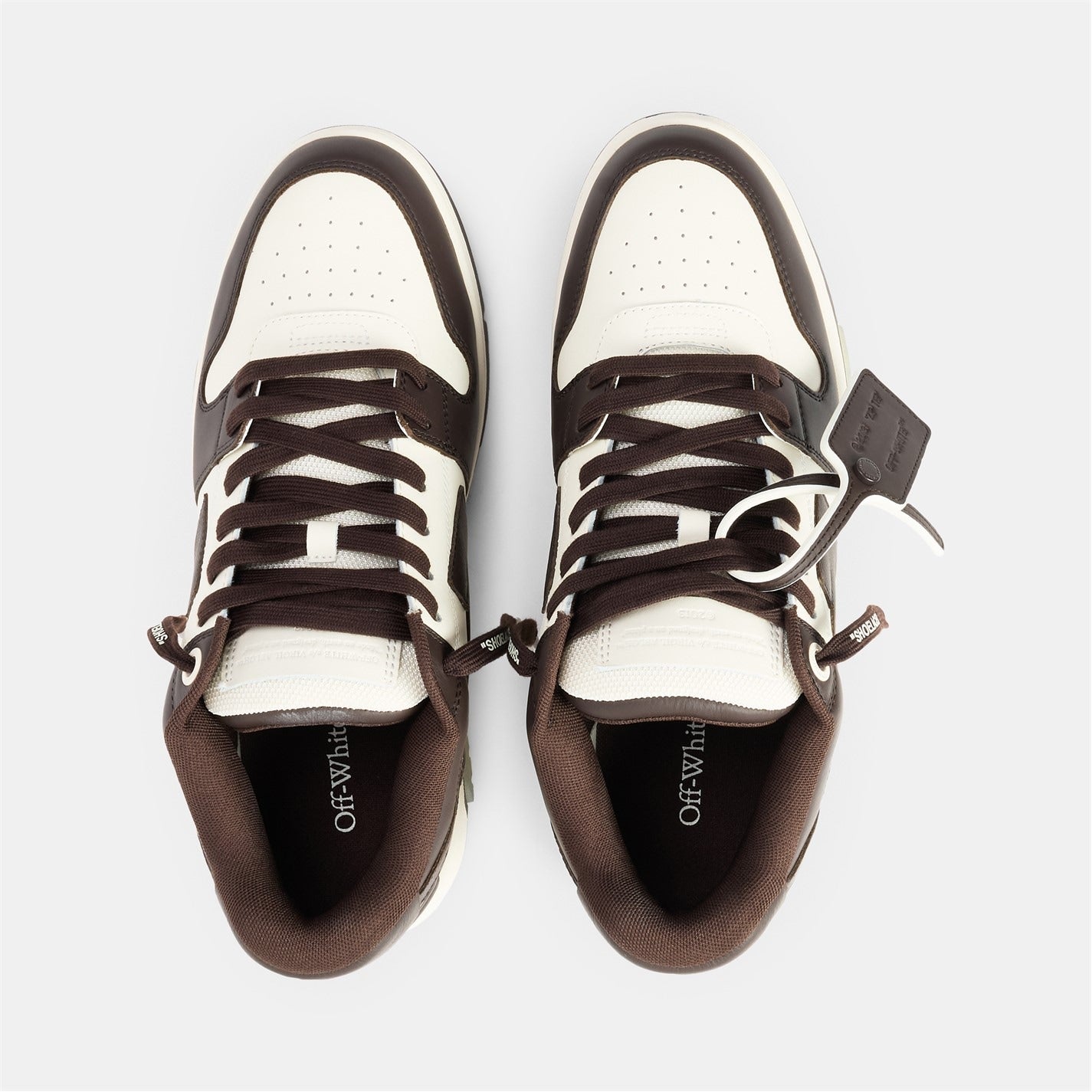 OFF WHITE - Men's Out Of Office Classic Trainers, Trademark Branding