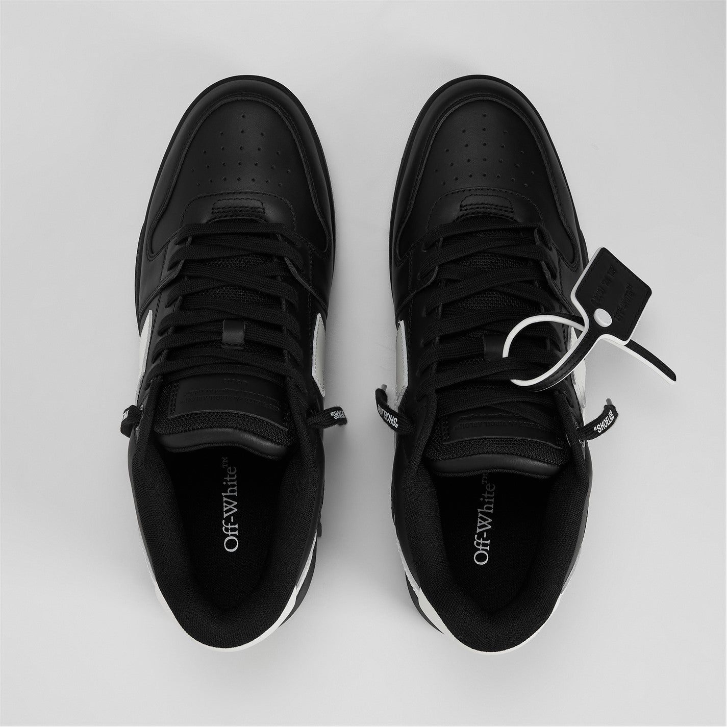 OFF WHITE - Men's Out Of Office Classic Trainers, Trademark Branding