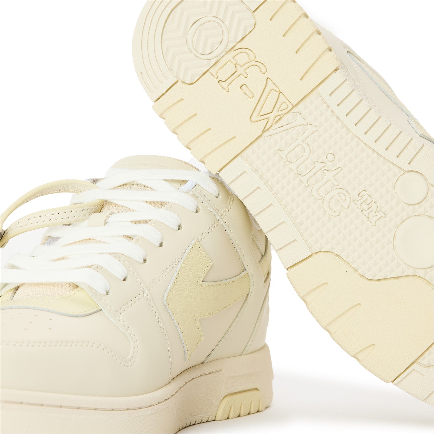 OFF WHITE - Men's Out Of Office Classic Trainers, Trademark Branding