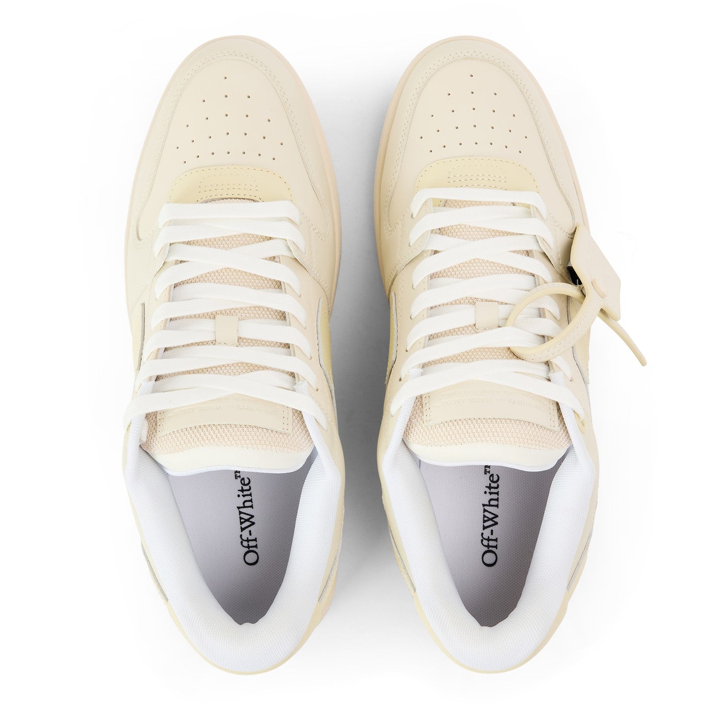 OFF WHITE - Men's Out Of Office Classic Trainers, Trademark Branding