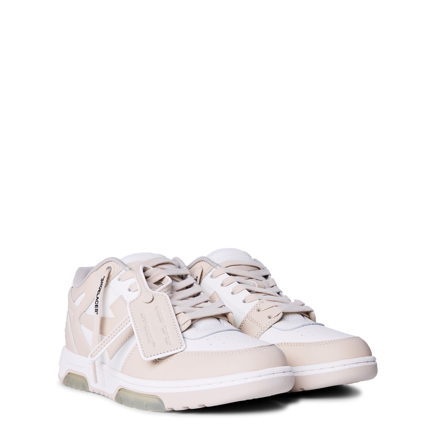 OFF WHITE - Men's Out Of Office Classic Trainers, Trademark Branding