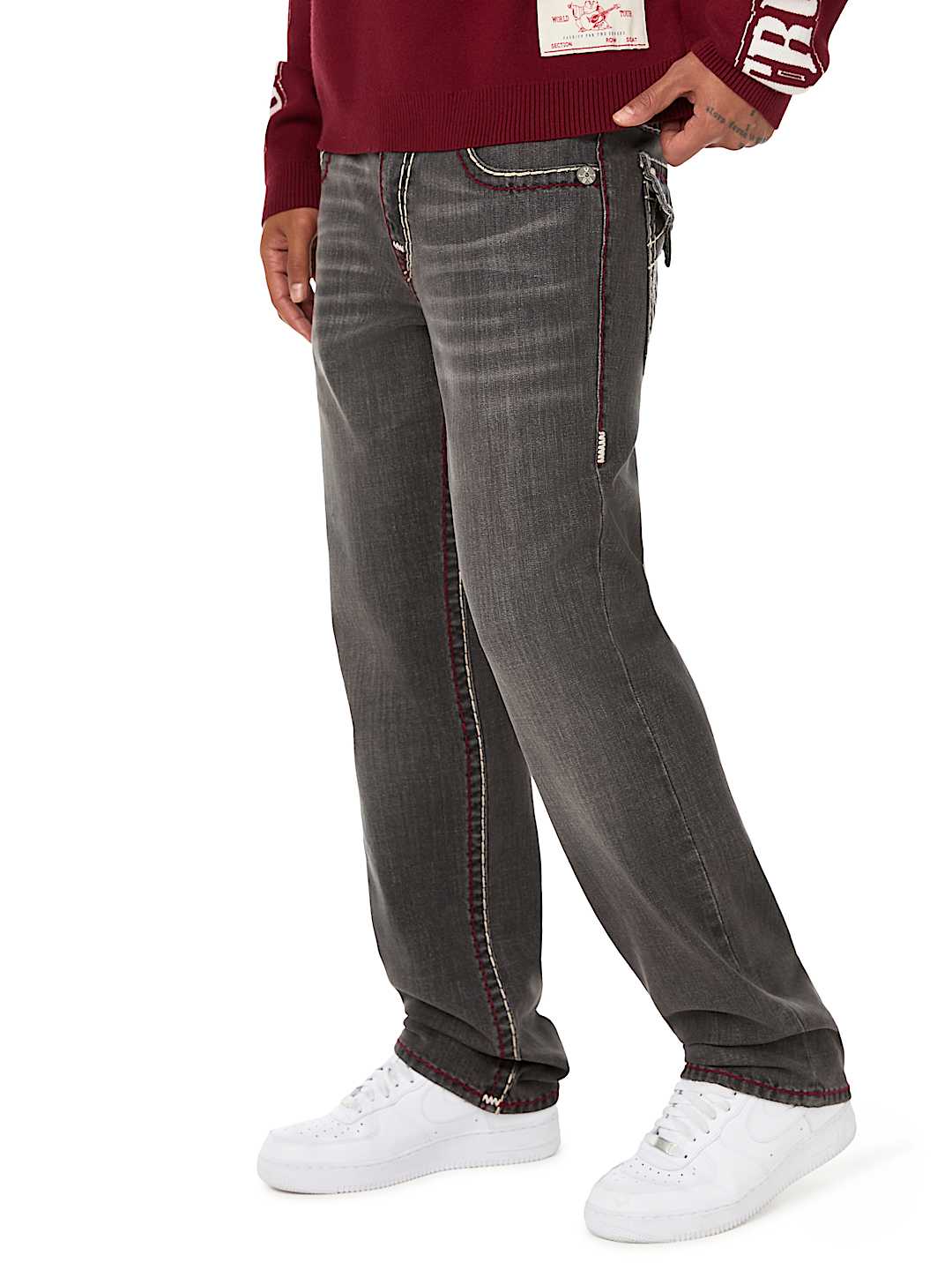 True Religion - Ricky Super T Flap Straight Jean 34"