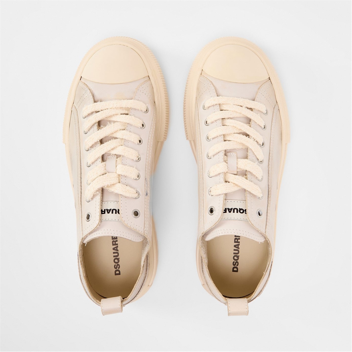 DSQUARED2 - Men's DSQ Leather Berlin Low-Top Trainers