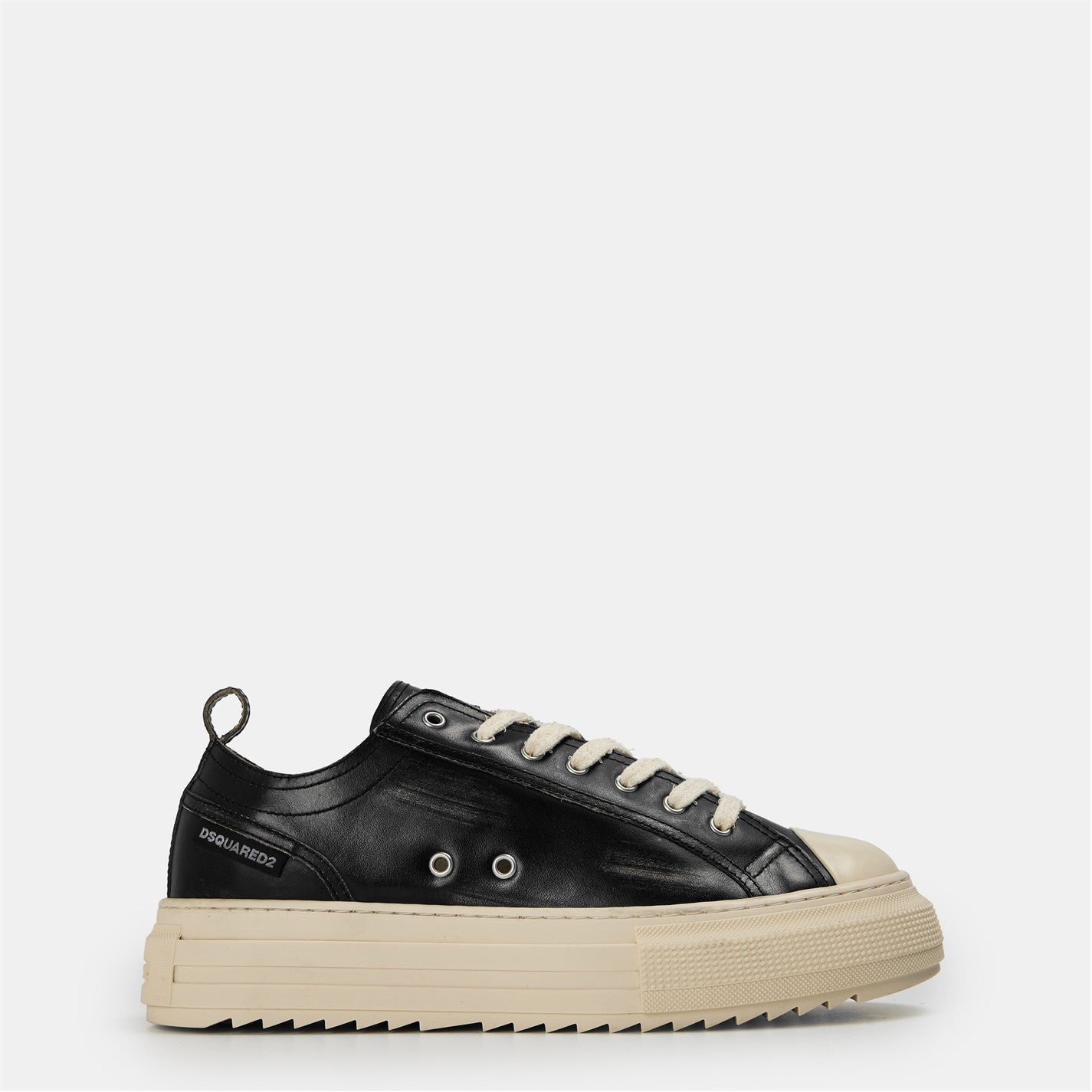 DSQUARED2 - Men's DSQ Leather Berlin Low-Top Trainers