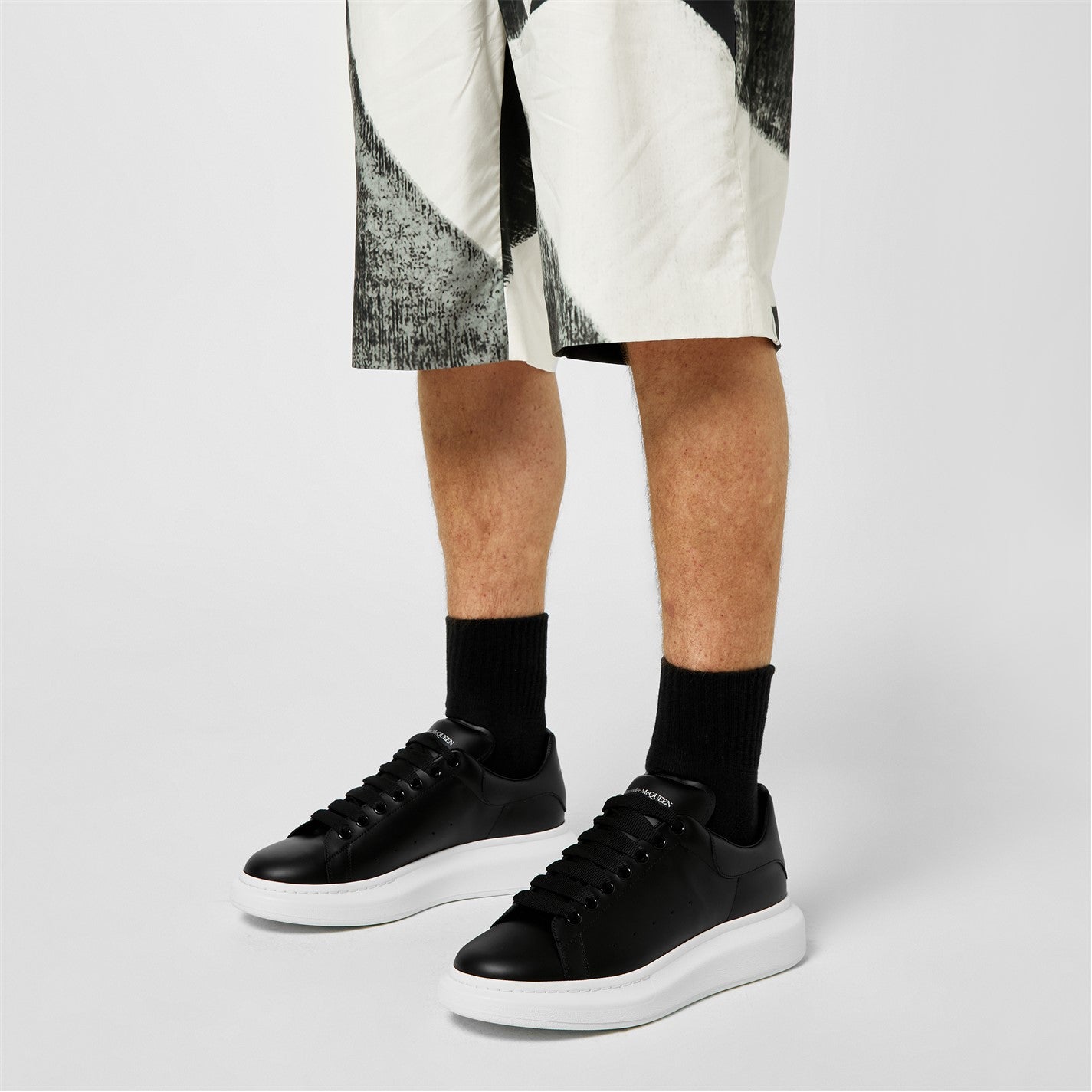 ALEXANDER MCQUEEN - Men's Oversized Leather Trainers