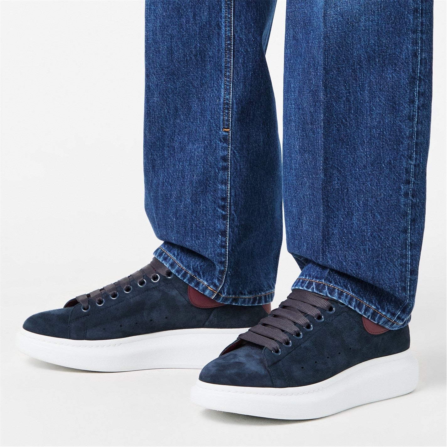 ALEXANDER MCQUEEN - Men's Oversized Leather Trainers