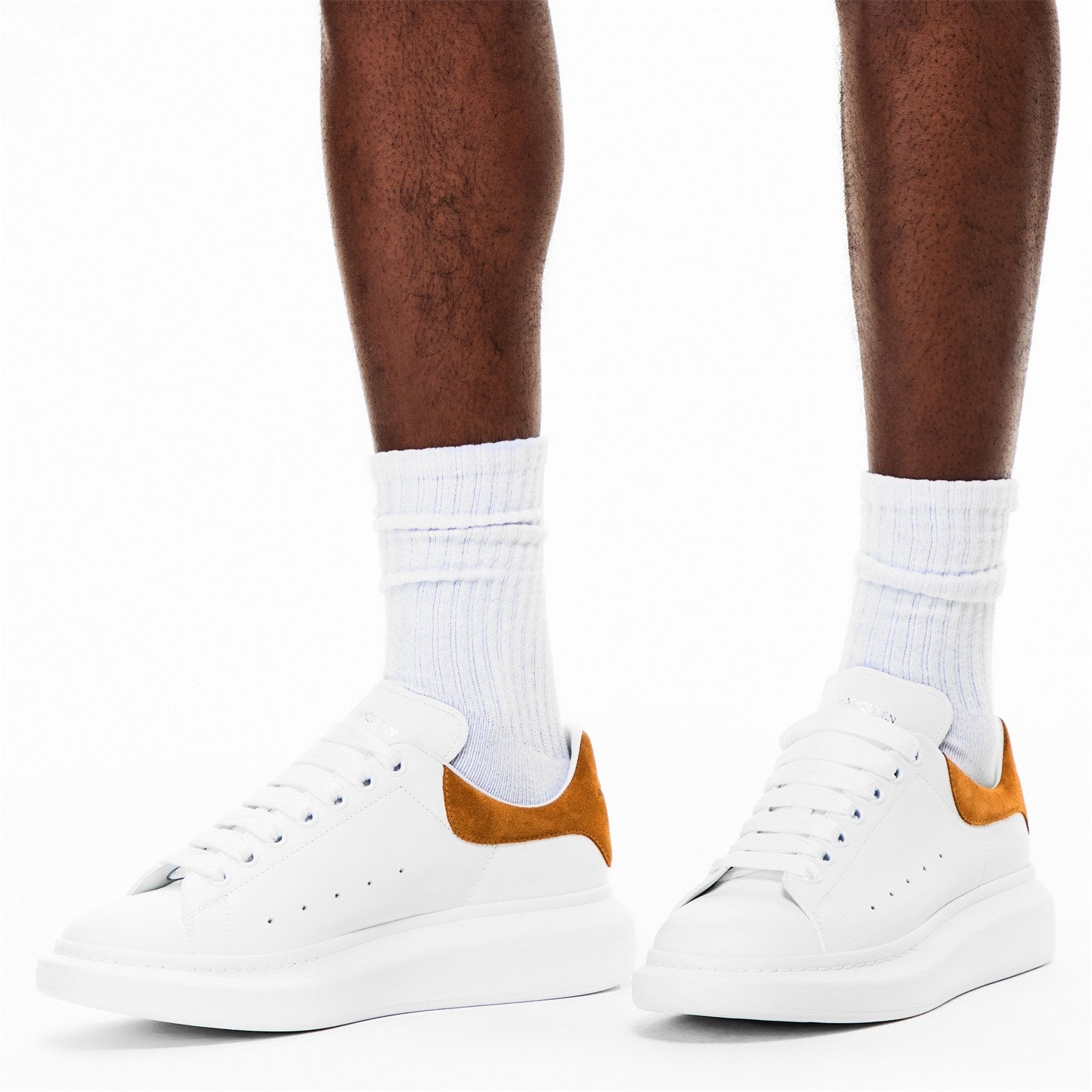 ALEXANDER MCQUEEN - Men's Oversized Leather Trainers