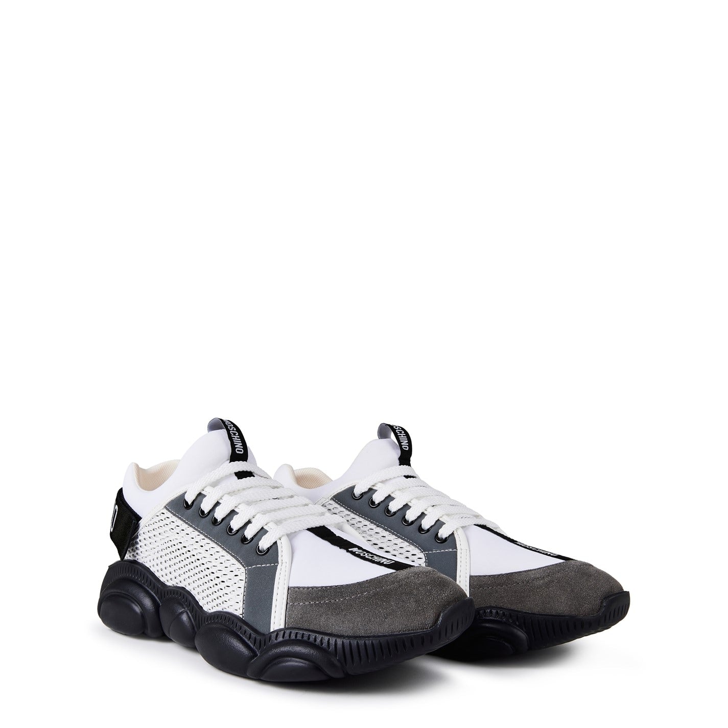 MOSCHINO - Mesh Teddy Low Top Trainers