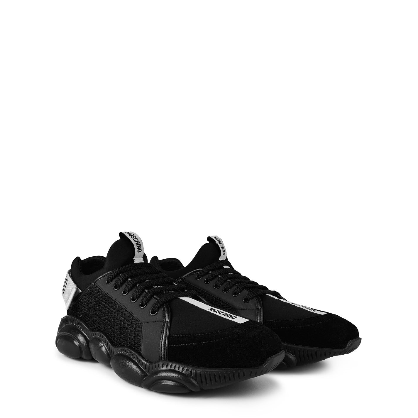 MOSCHINO - Mesh Teddy Low Top Trainers