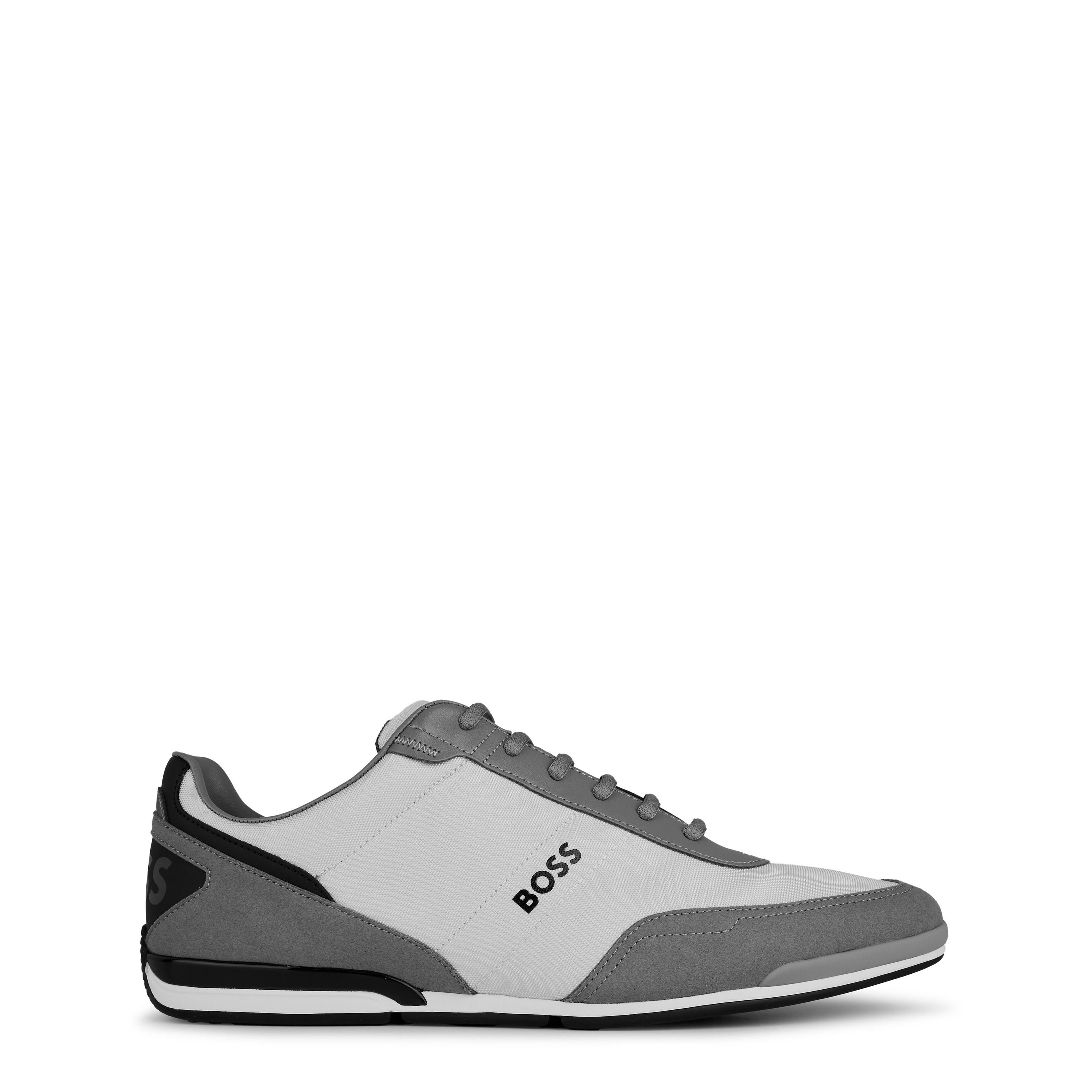 BOSS - Mens BOSS Saturn Low Top Everyday Trainers with Technical Mesh