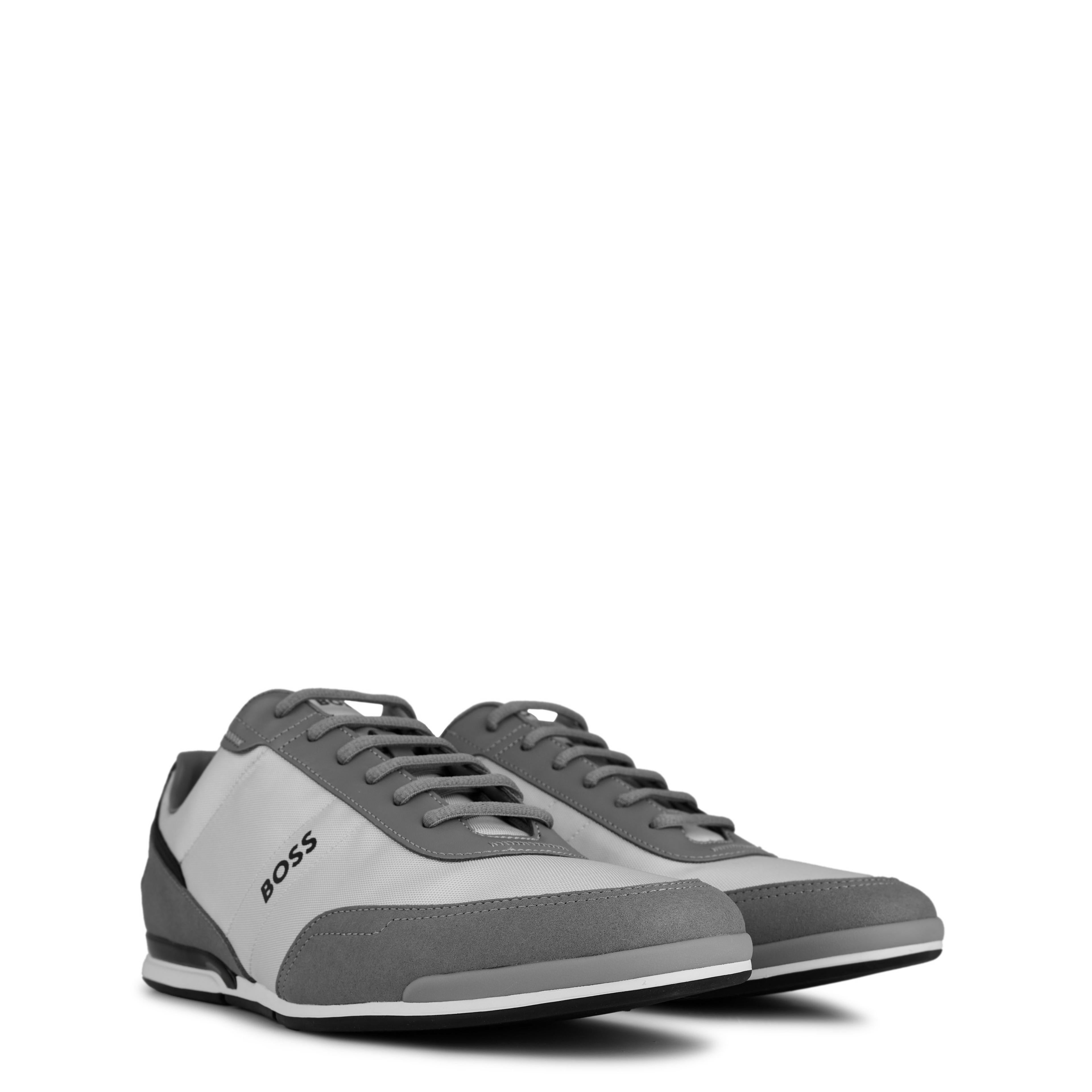 BOSS - Mens BOSS Saturn Low Top Everyday Trainers with Technical Mesh