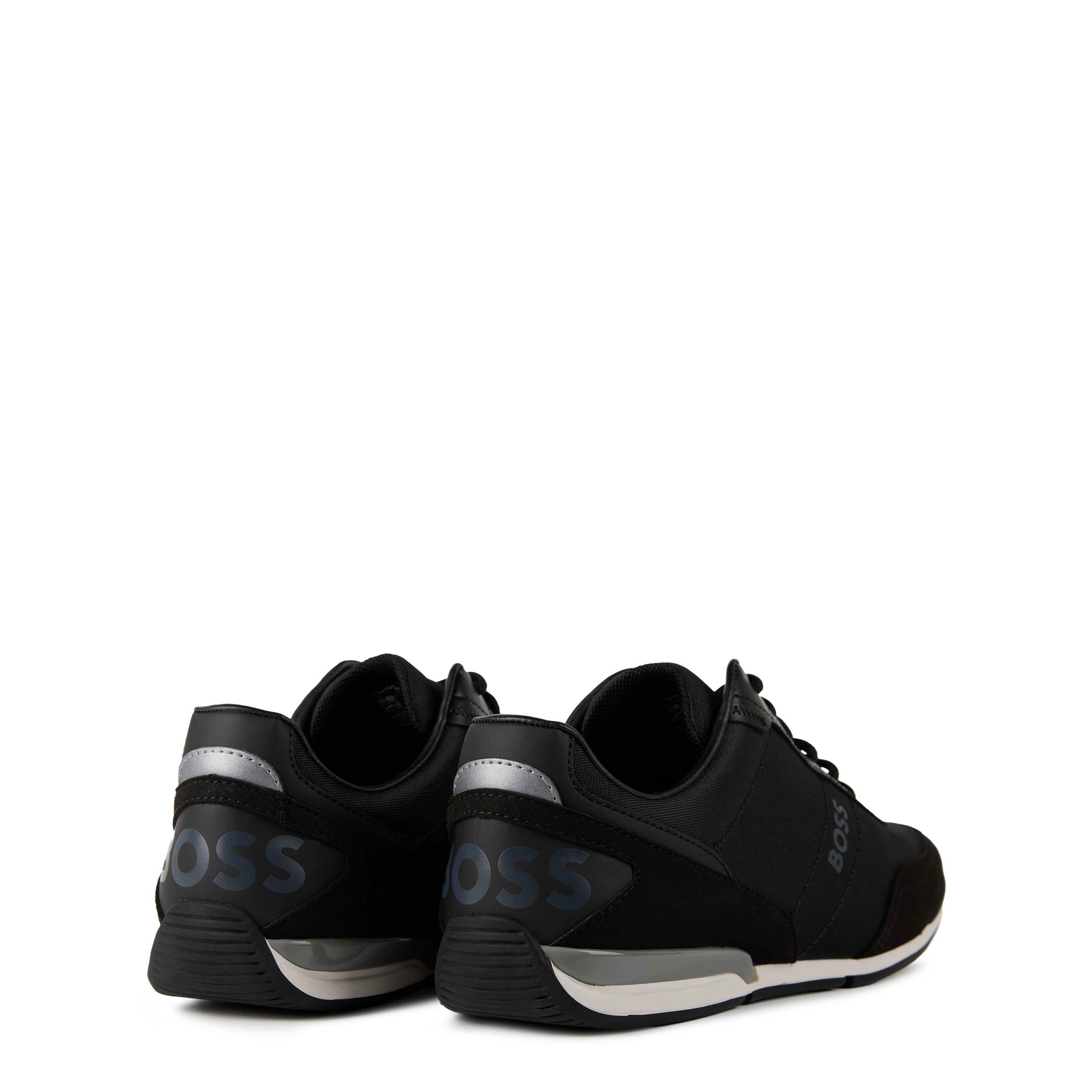 BOSS - Mens BOSS Saturn Low Top Everyday Trainers with Technical Mesh