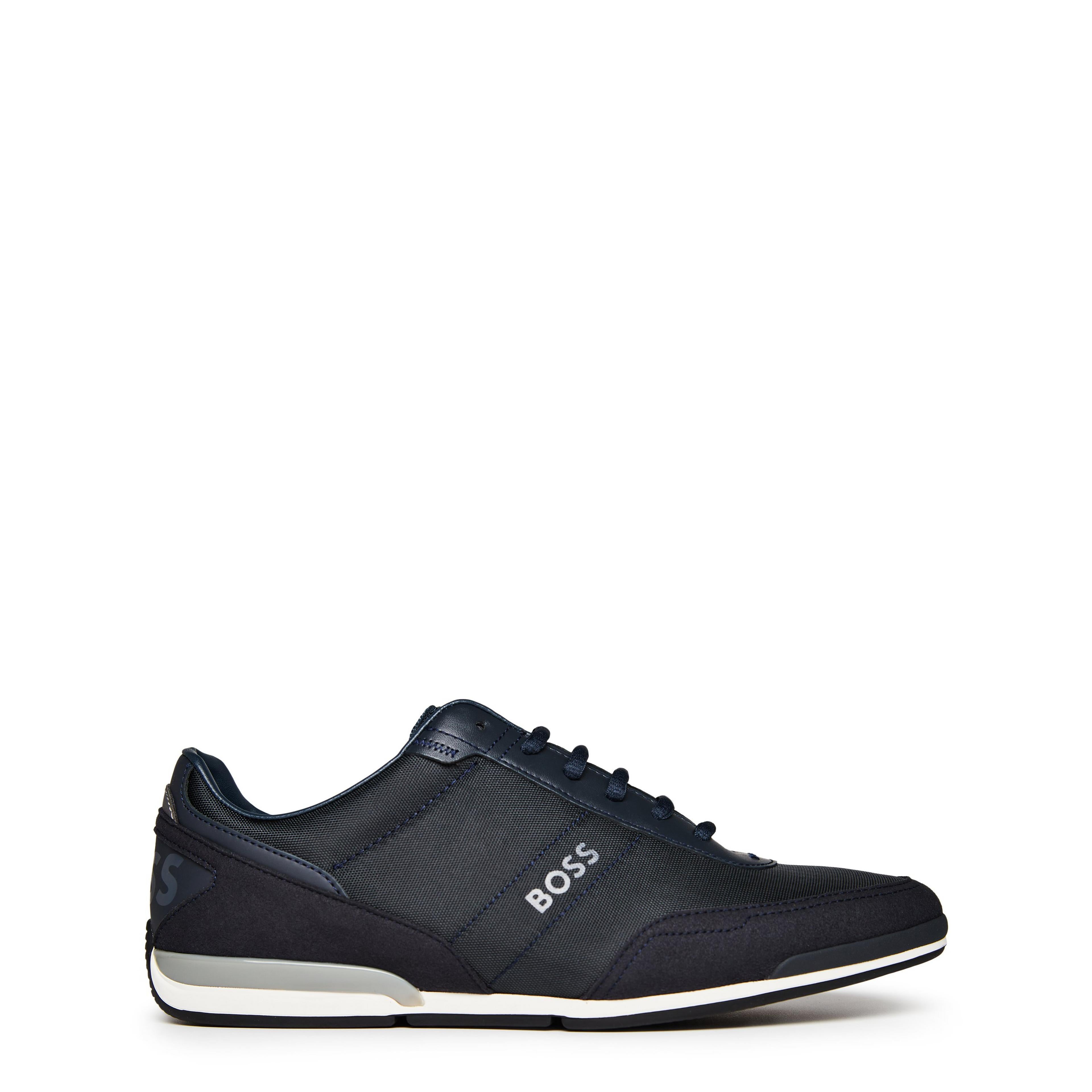 BOSS - Mens BOSS Saturn Low Top Everyday Trainers with Technical Mesh