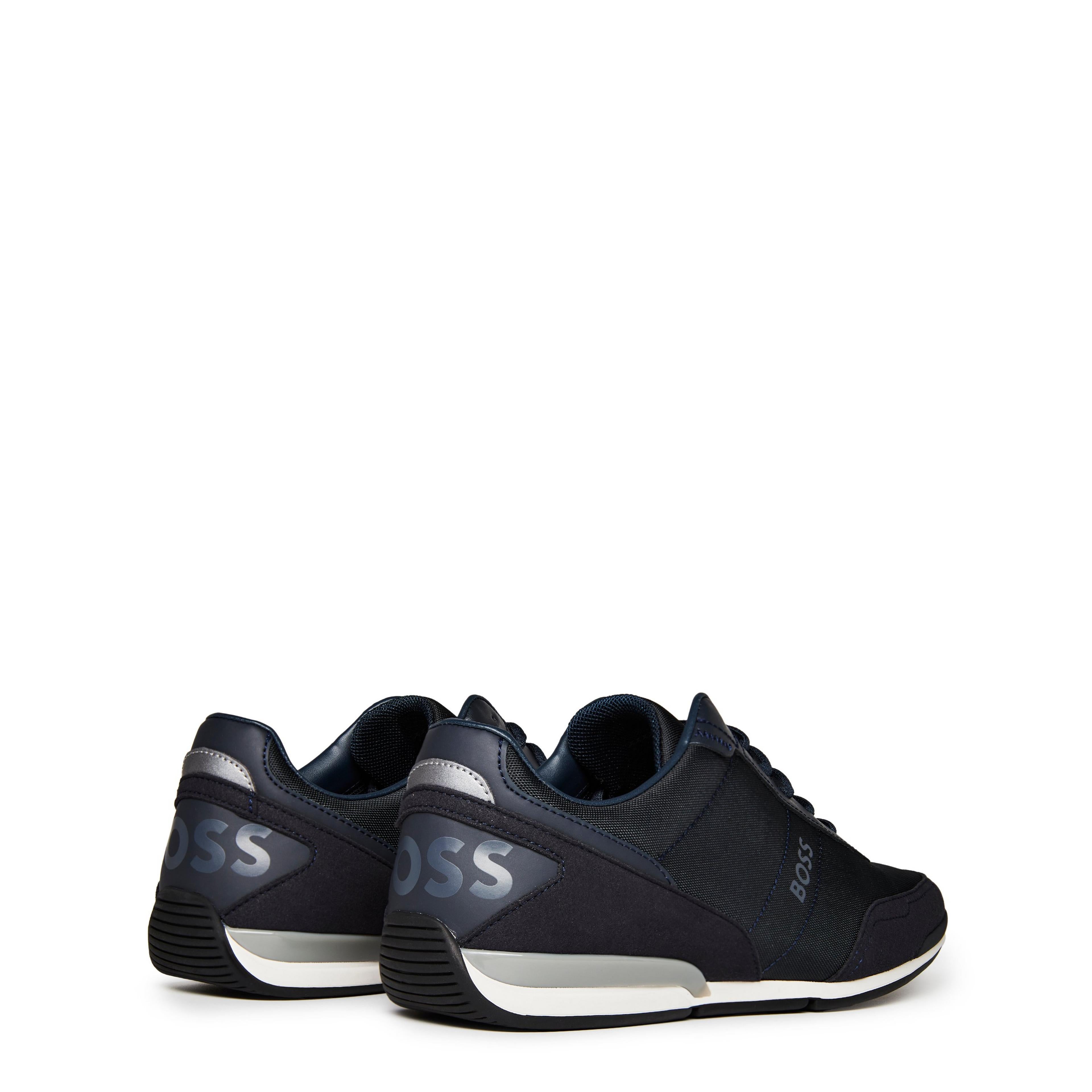 BOSS - Mens BOSS Saturn Low Top Everyday Trainers with Technical Mesh