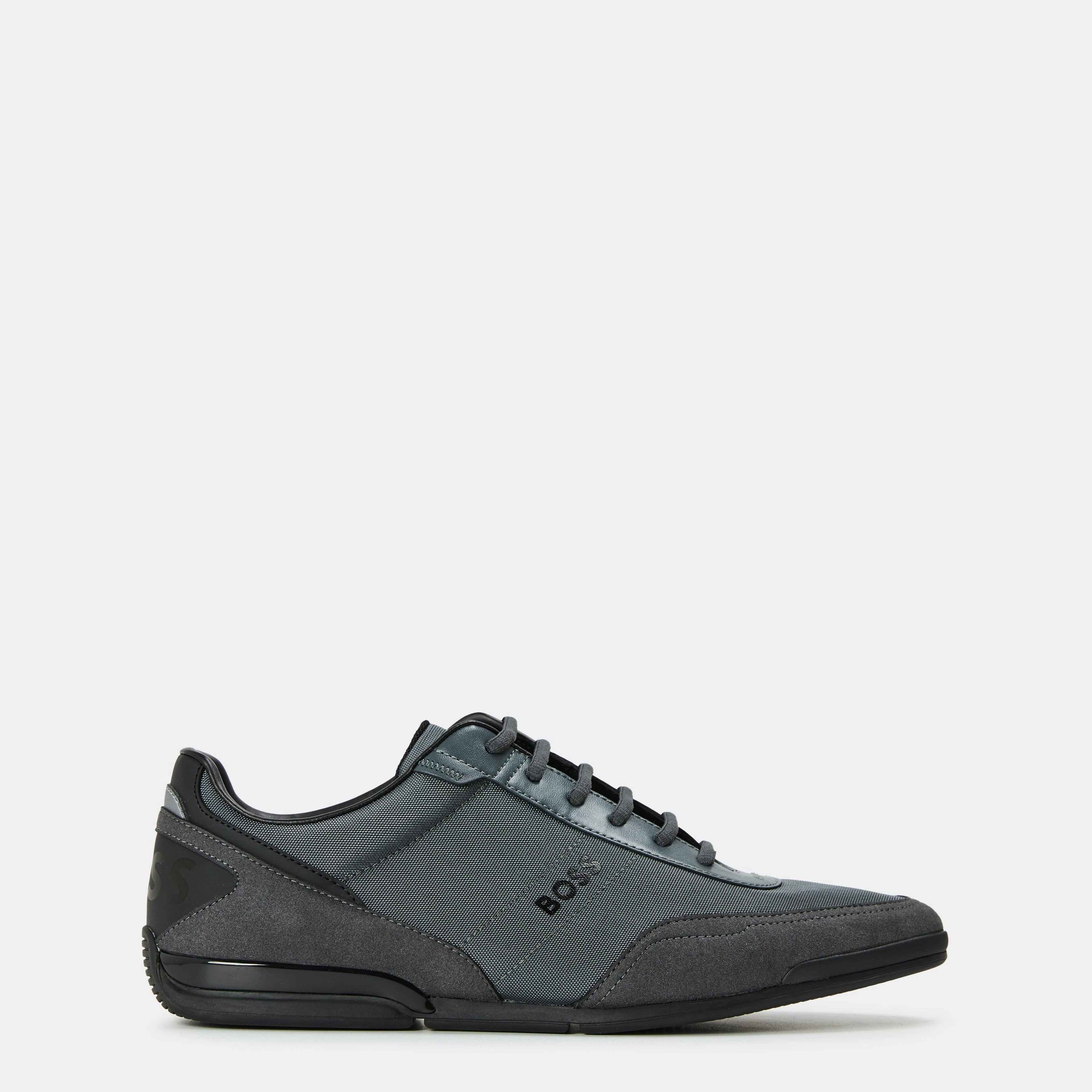 BOSS - Mens BOSS Saturn Low Top Everyday Trainers with Technical Mesh