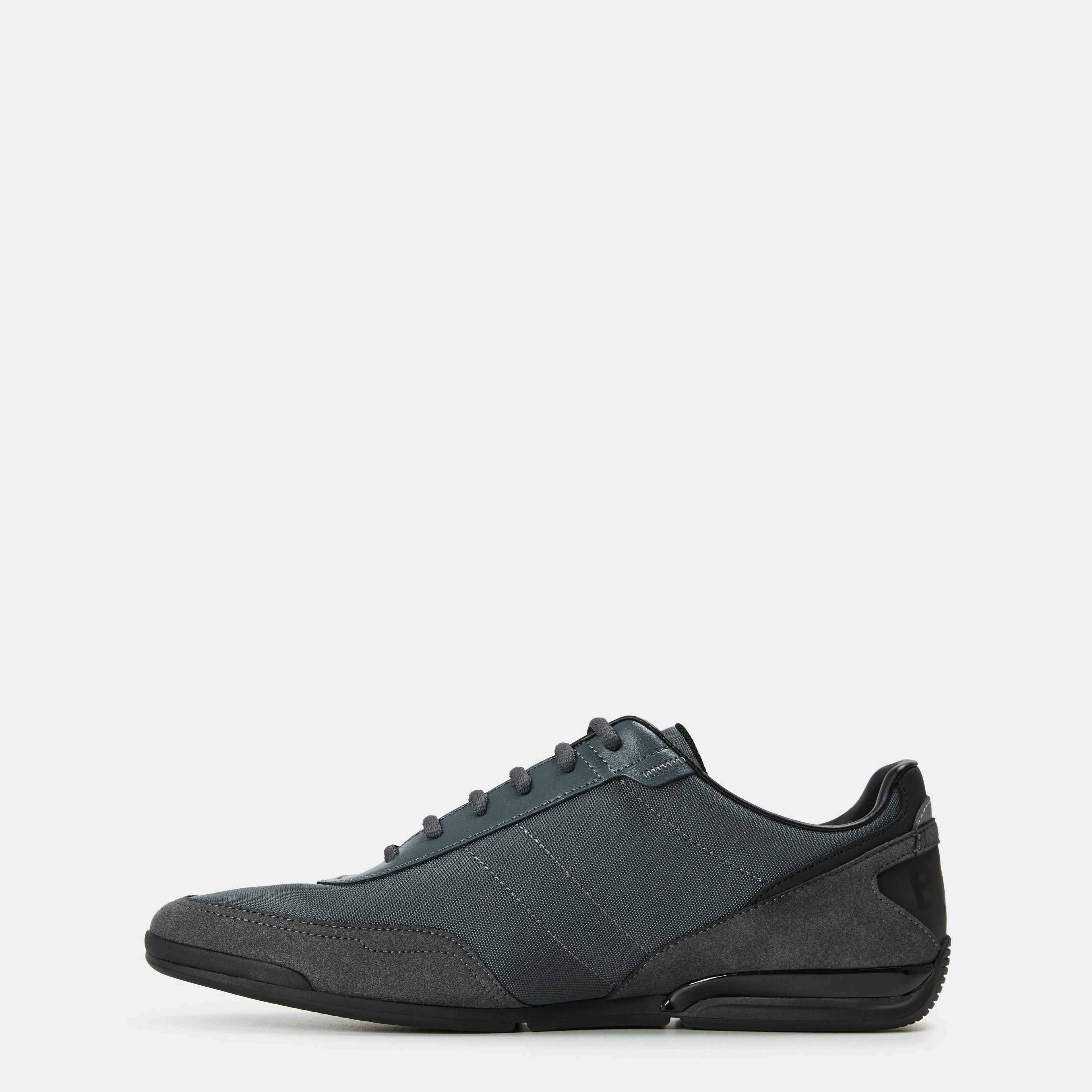 BOSS - Mens BOSS Saturn Low Top Everyday Trainers with Technical Mesh