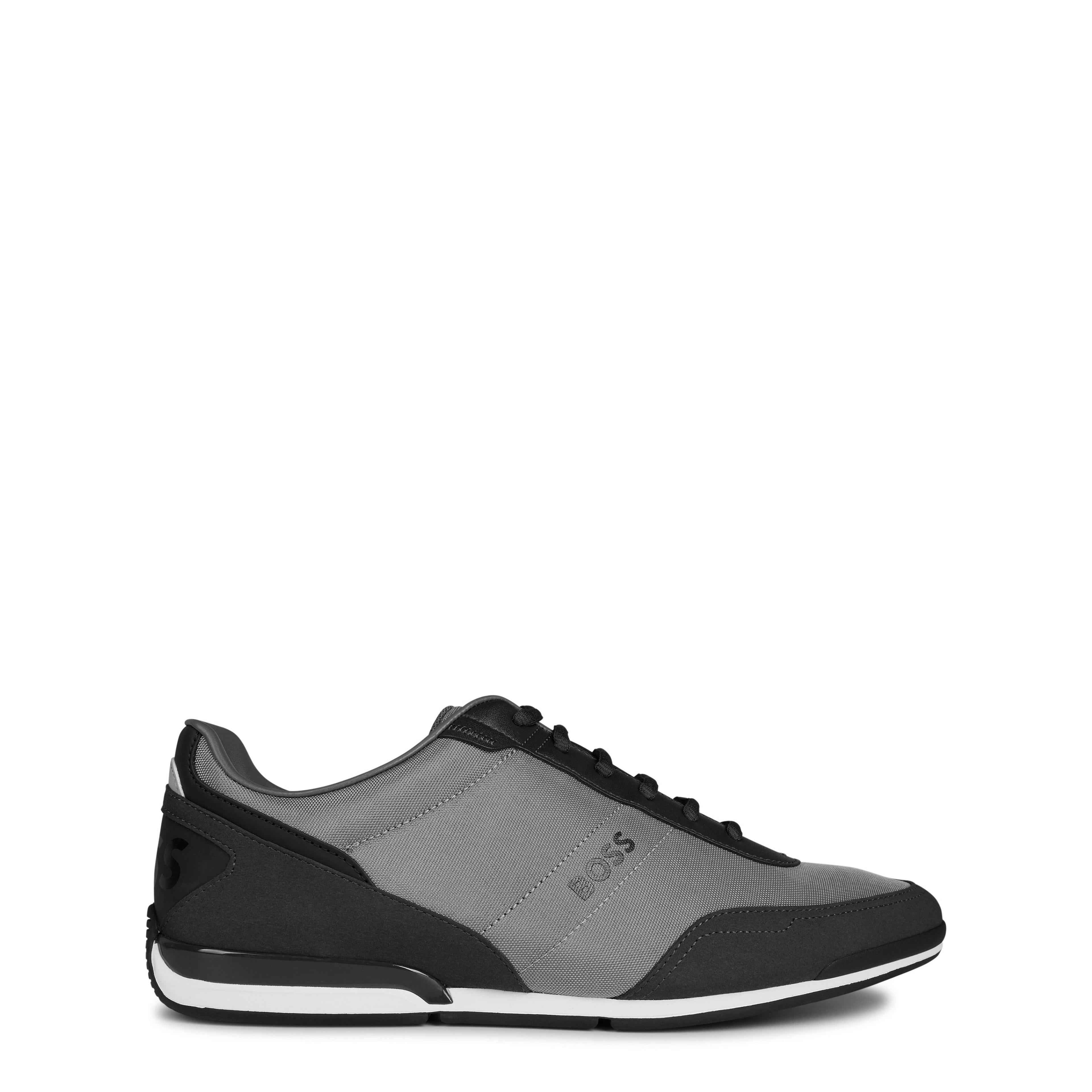 BOSS - Mens BOSS Saturn Low Top Everyday Trainers with Technical Mesh