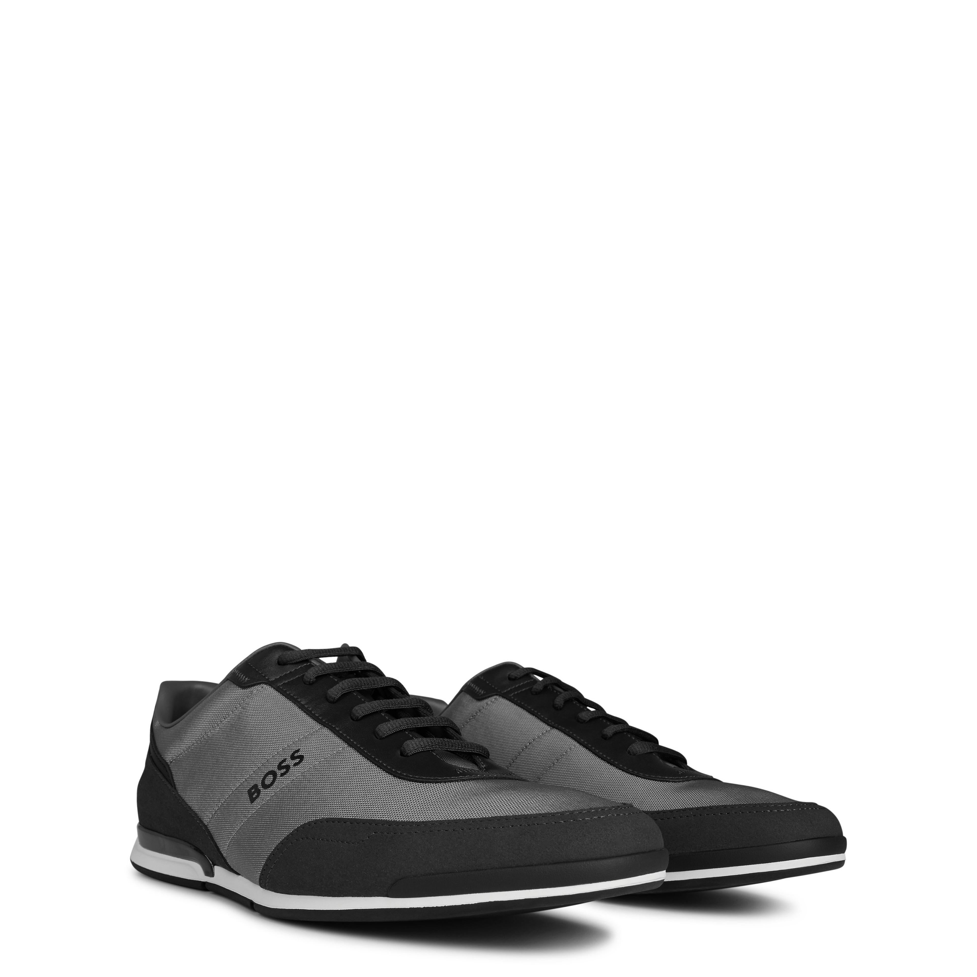 BOSS - Mens BOSS Saturn Low Top Everyday Trainers with Technical Mesh