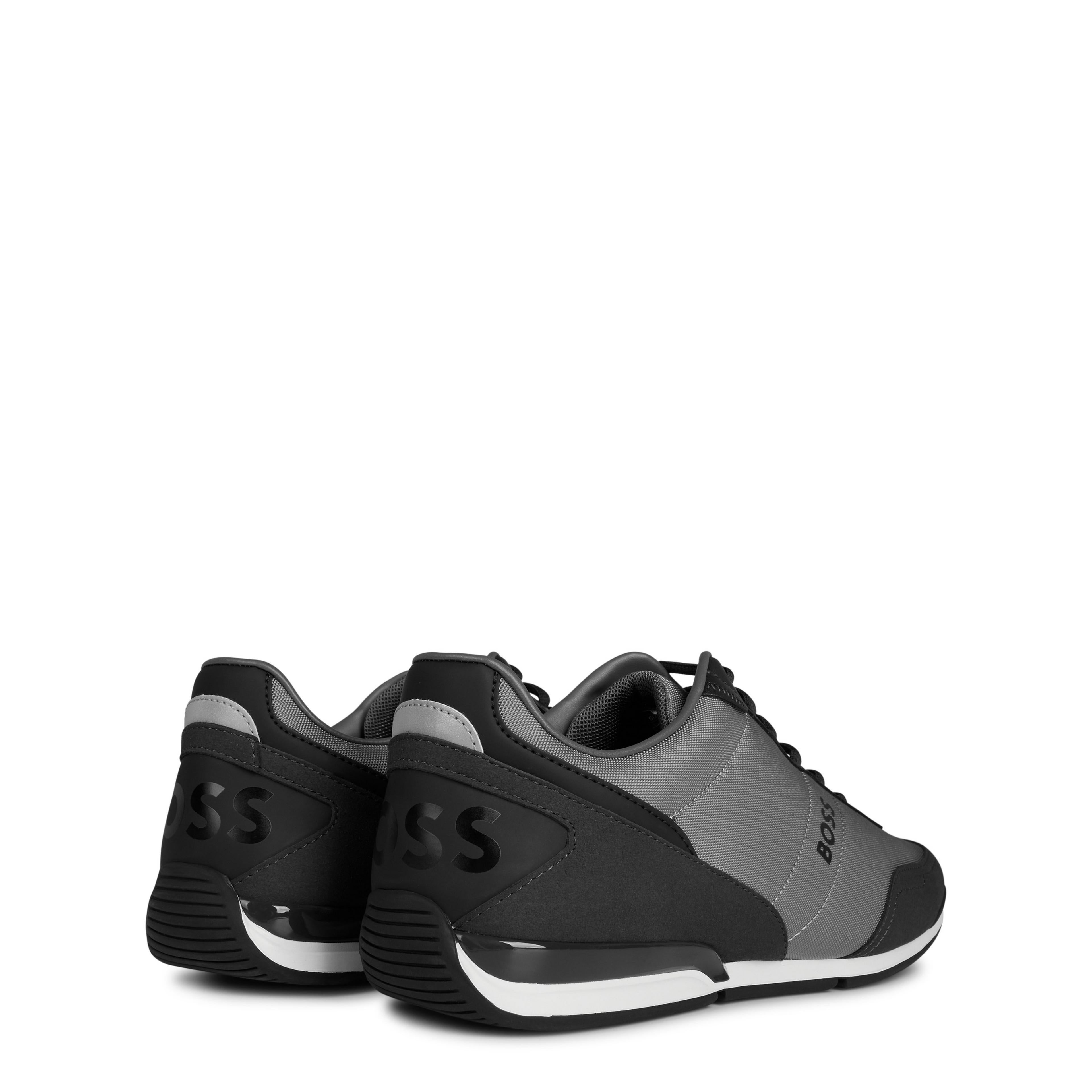 BOSS - Mens BOSS Saturn Low Top Everyday Trainers with Technical Mesh