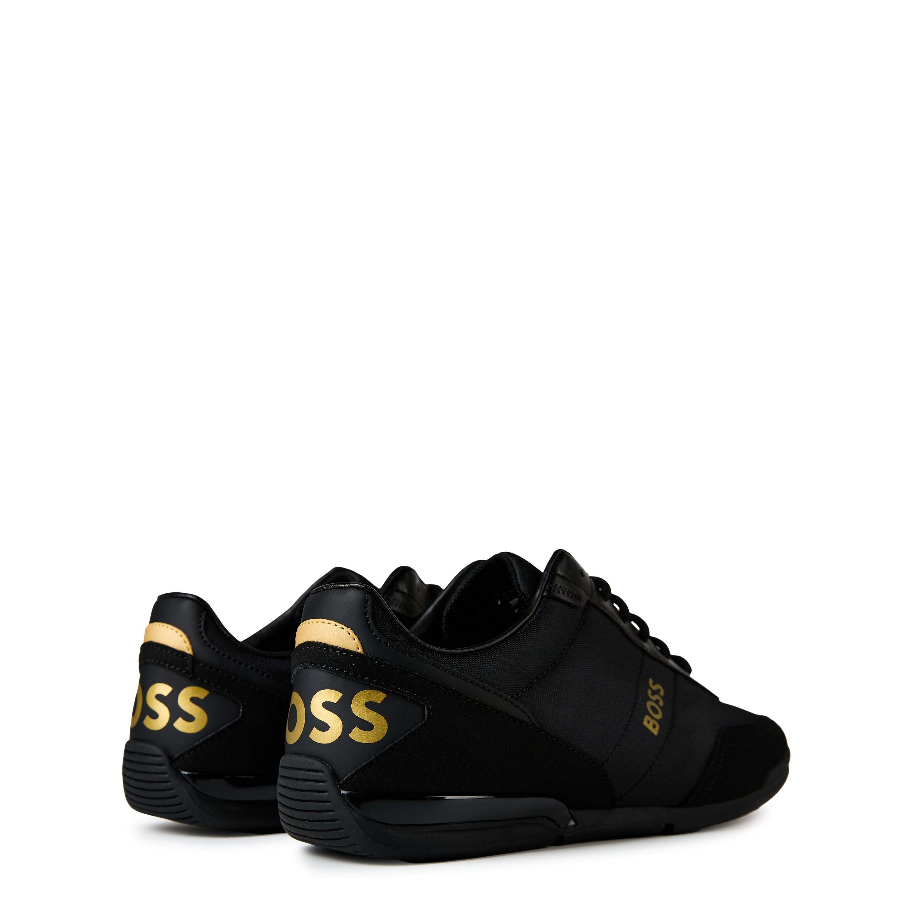 BOSS - Mens BOSS Saturn Low Top Everyday Trainers with Technical Mesh