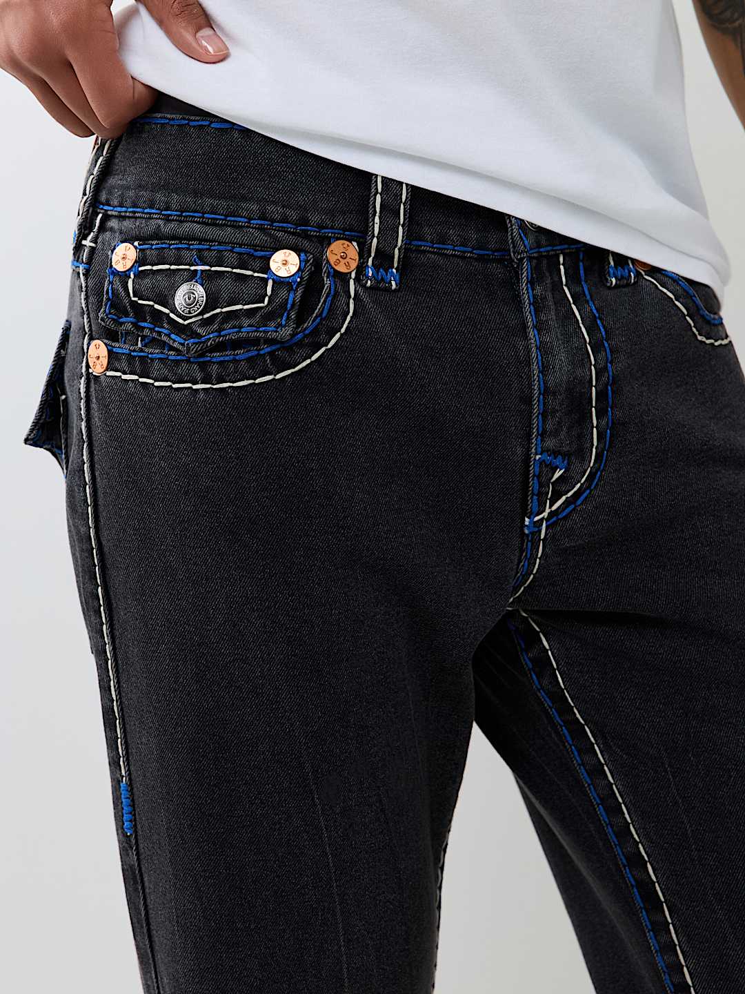 True Religion - Billy Super T Flap Bootcut Jean 34"