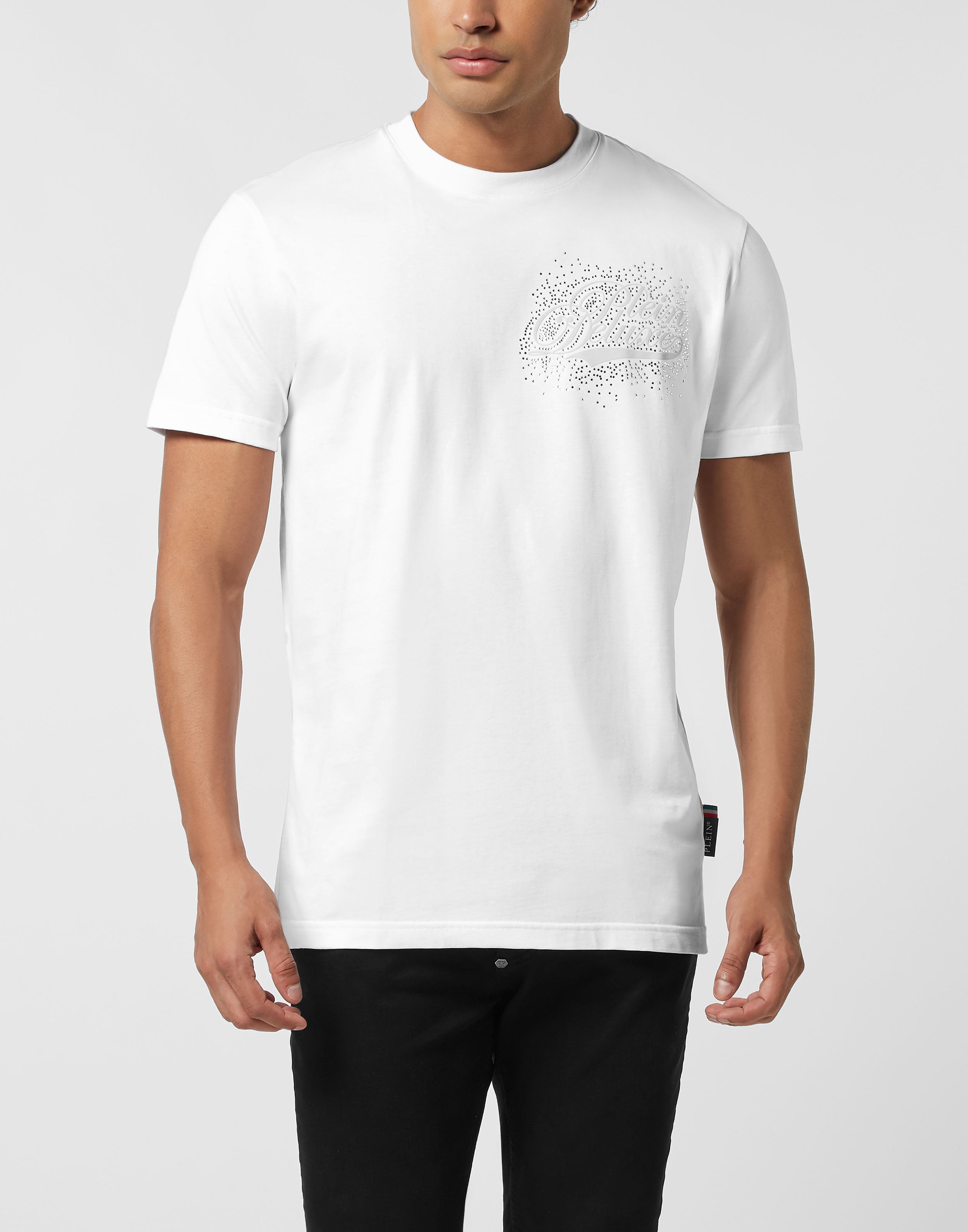 PHILIPP PLEIN - Round Neck T-Shirt Plein Deluxe Stones