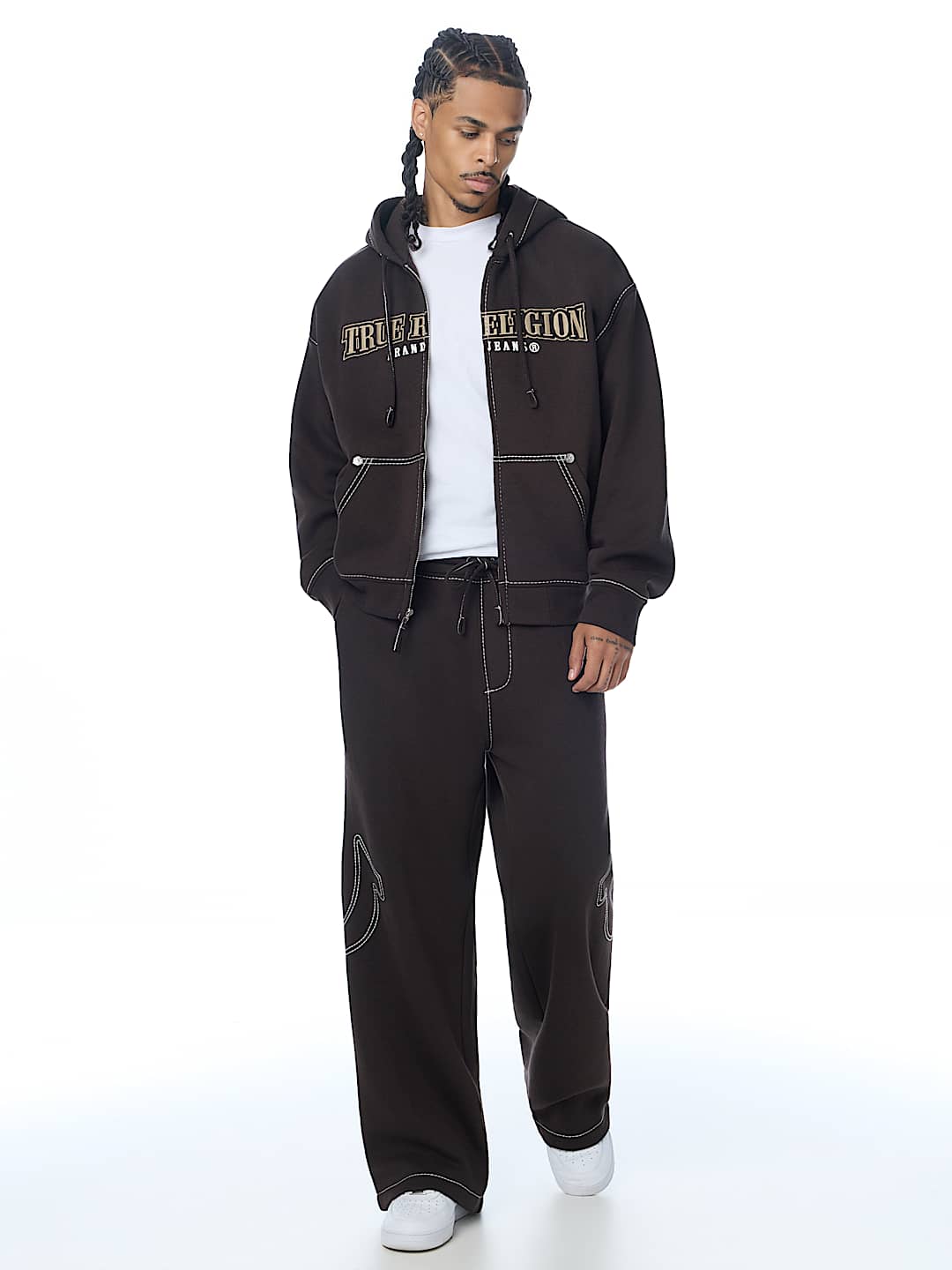 True Religion - Big T Horseshoe Baggy Sweatpant