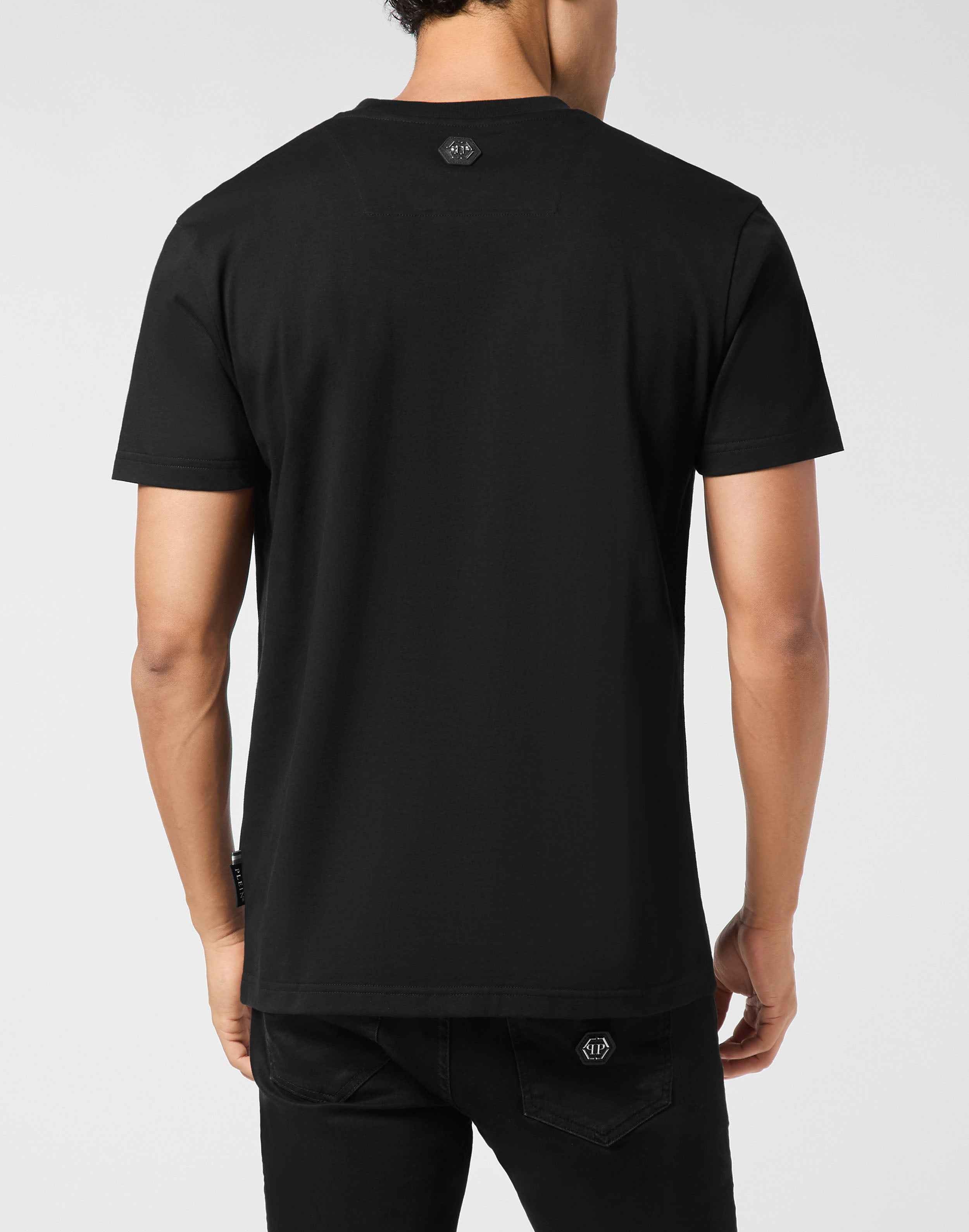 PHILIPP PLEIN - Round Neck T-Shirt Plein Deluxe Stones