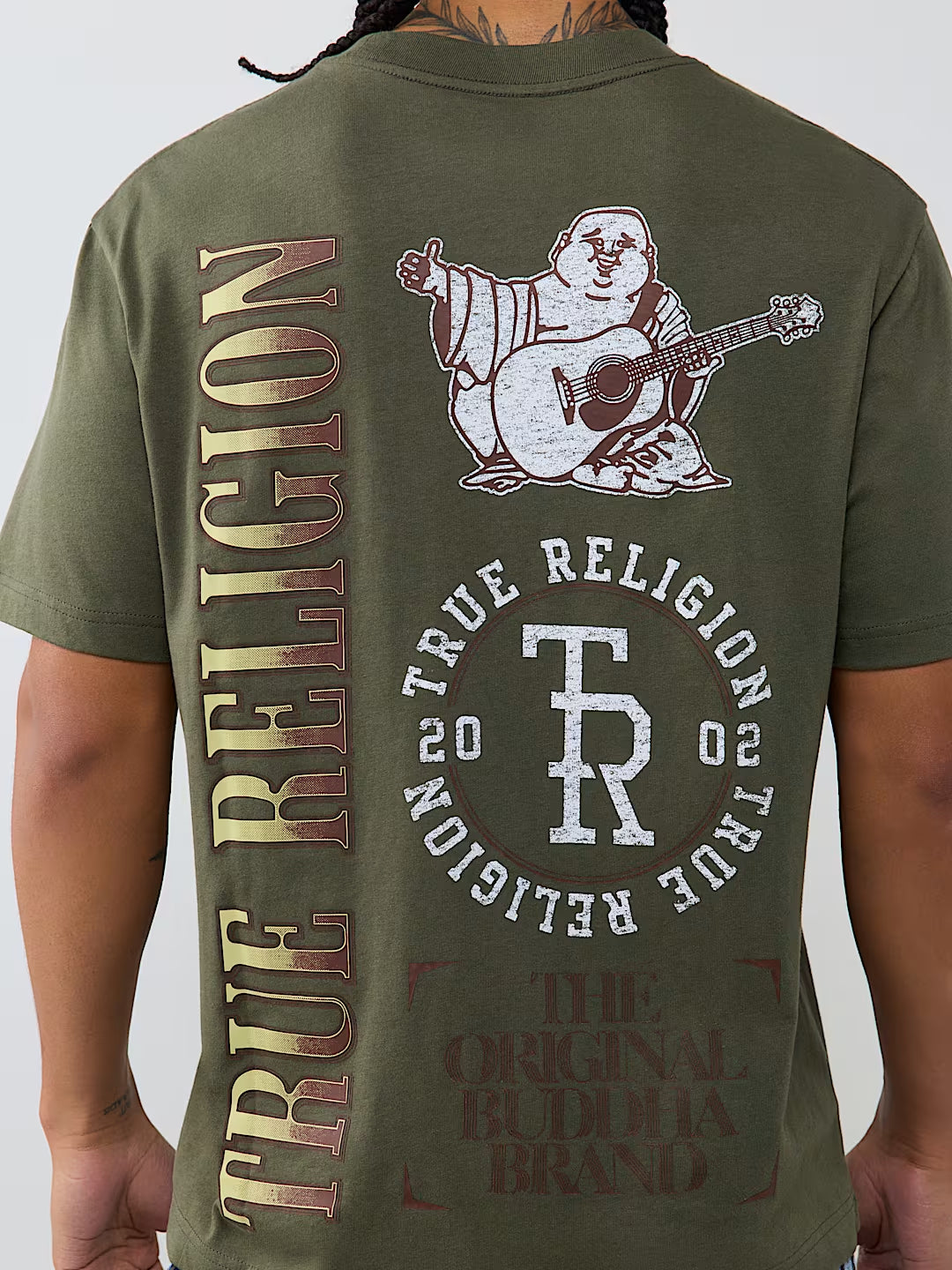 True Religion - Stacked Logo Tee