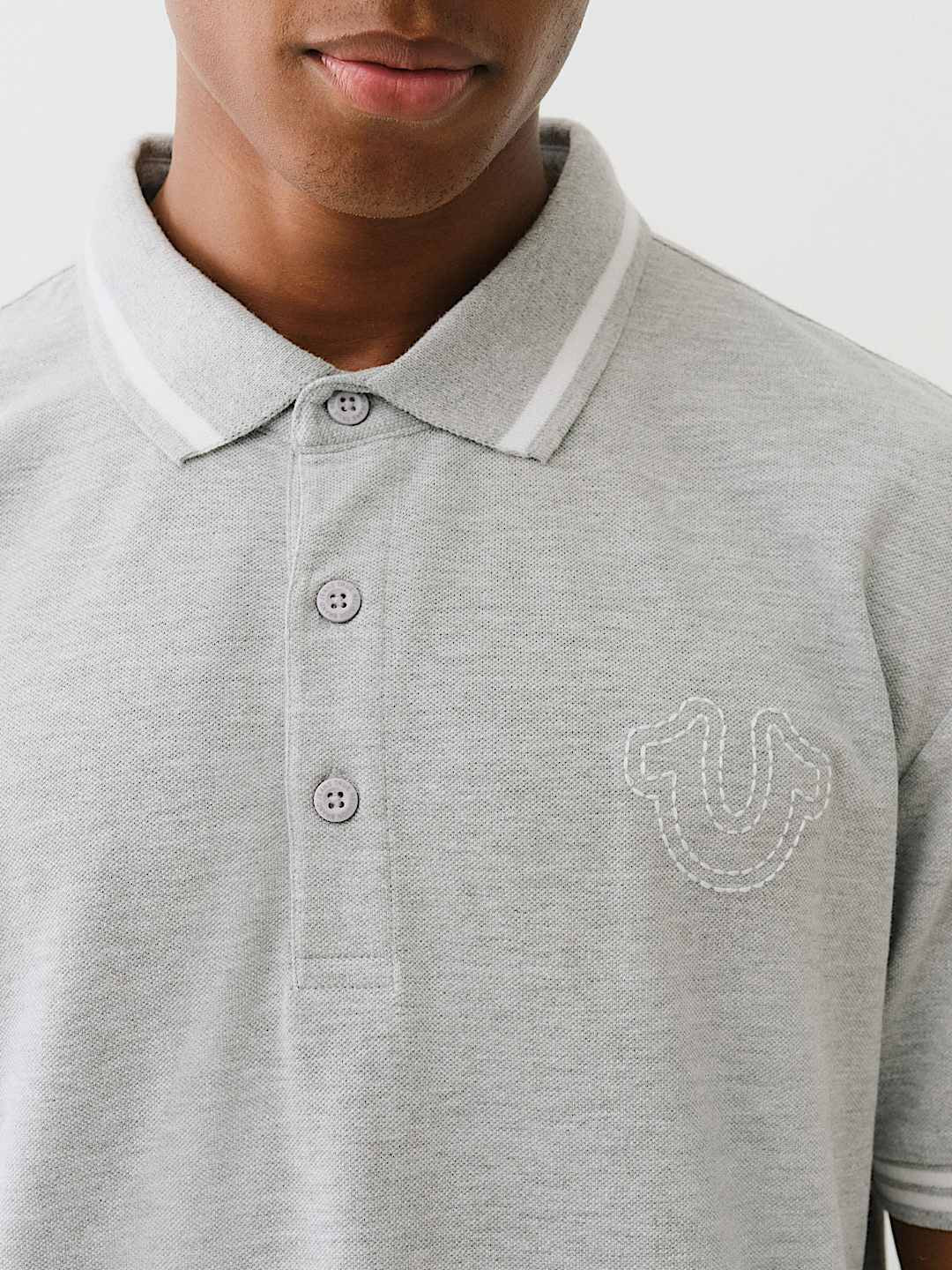 True Religion - Big T Horseshoe Polo Shirt