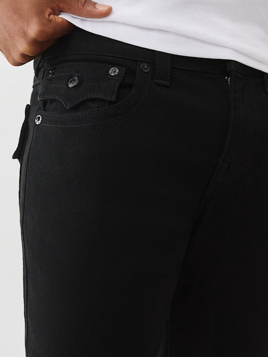 True Religion - Billy Warped Horseshoe Logo Bootcut Jean 34