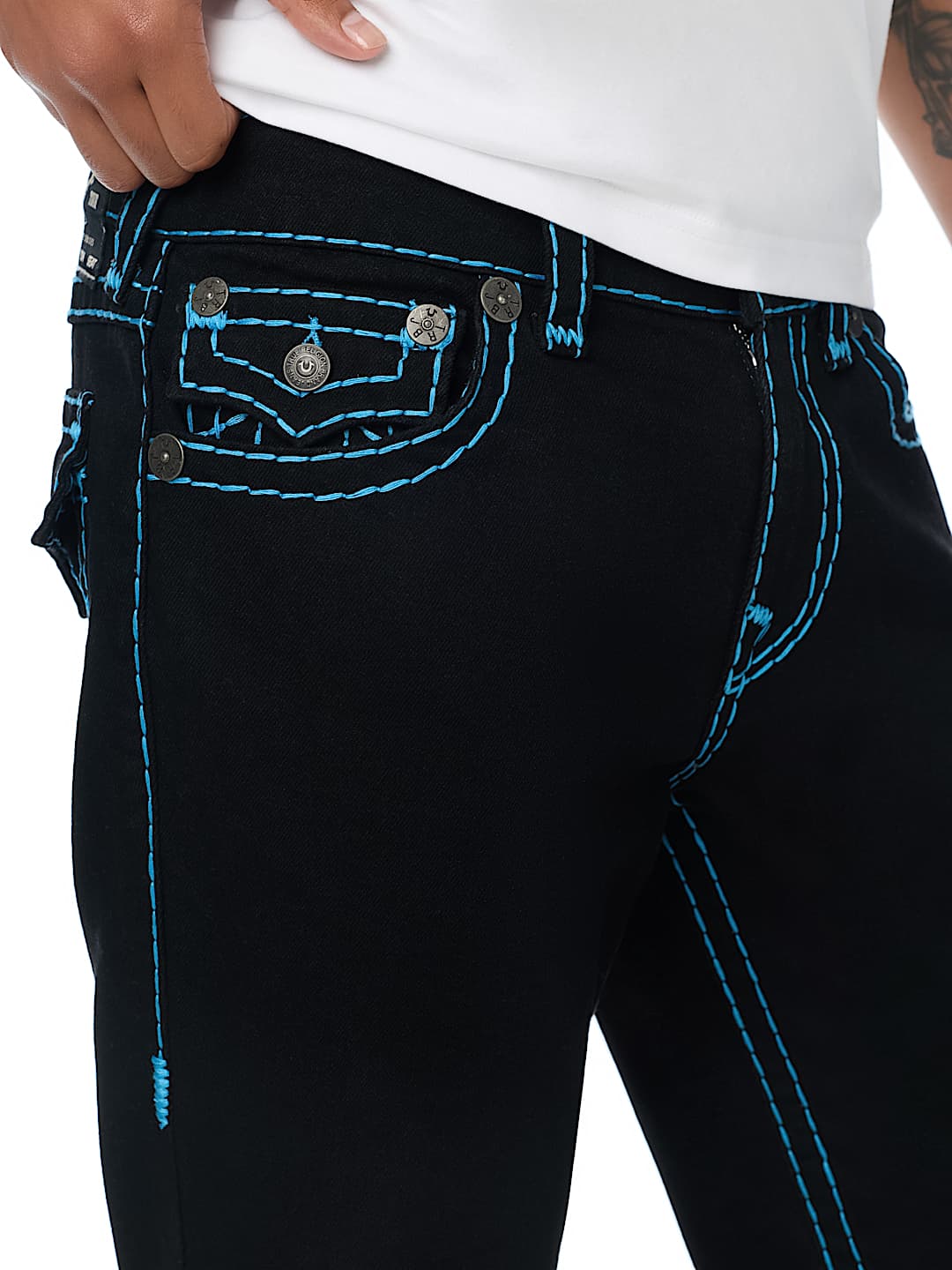 True Religion - Ricky Super T Flap Jean 34”