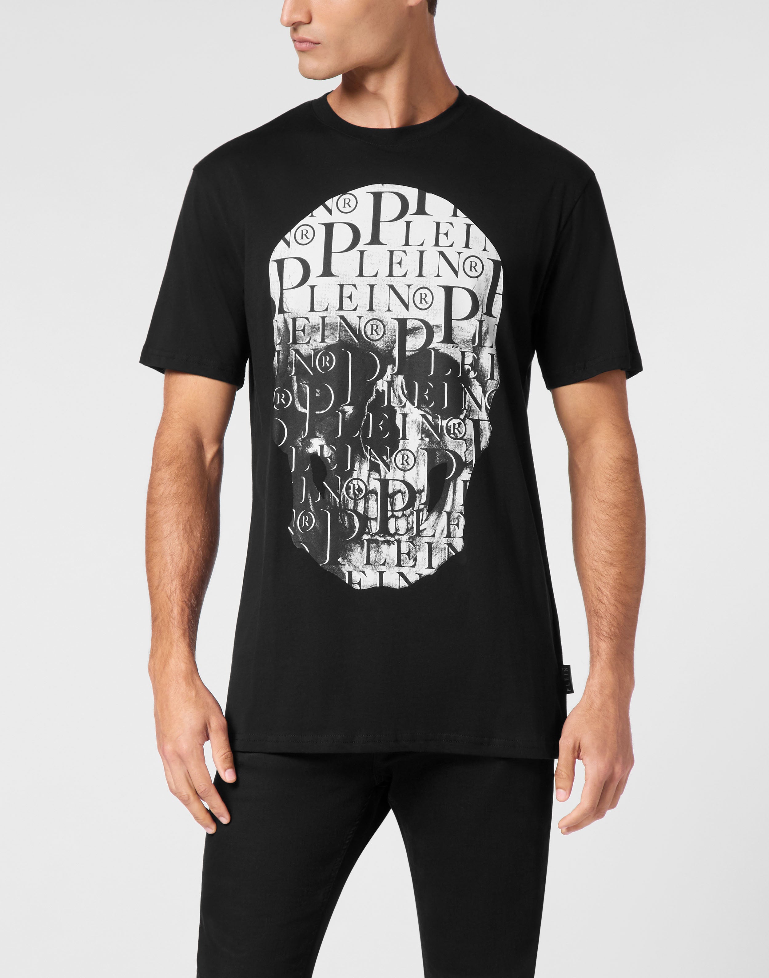 PHILIPP PLEIN -  T-shirt Round Neck SS Print Skull