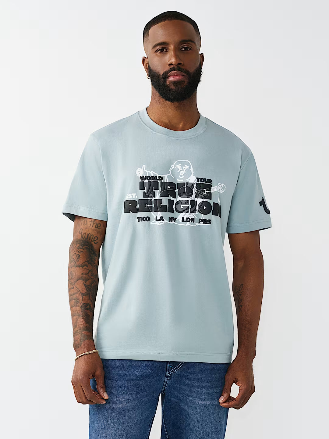 True Religion - Logo Blocky Puff Tee