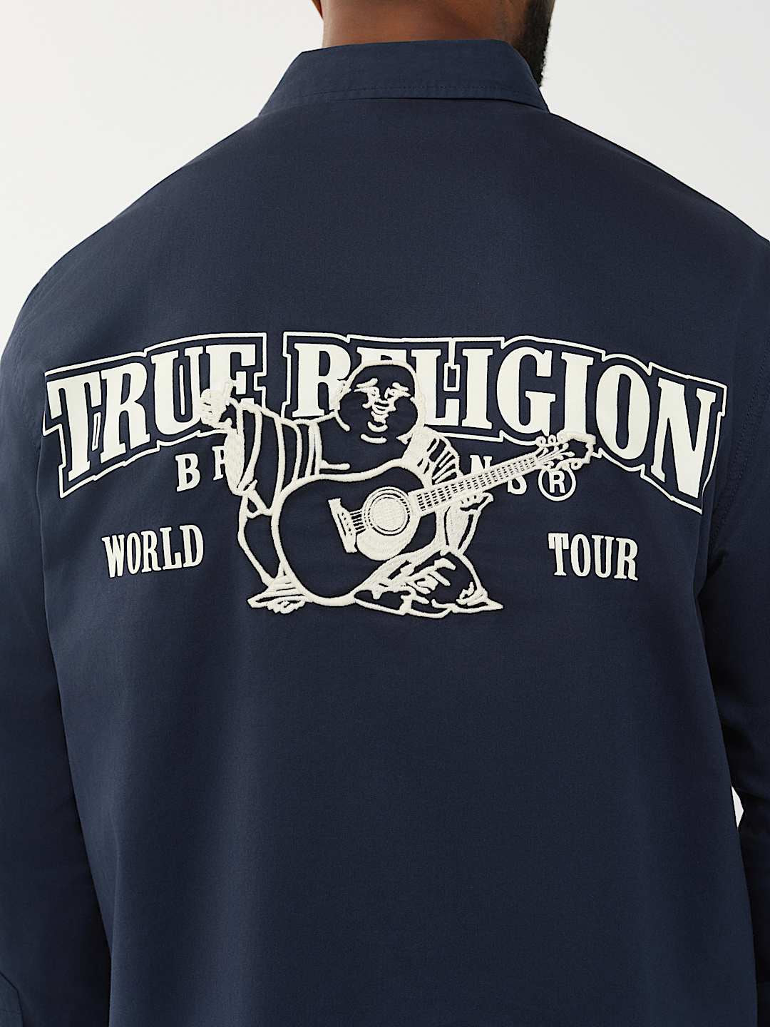 True Religion - Arched Logo Cotton Twill Shirt