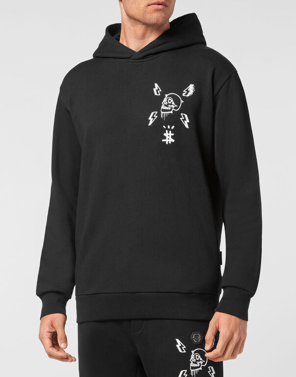 PHILIPP PLEIN - Hoodie Sweatshirt Hexagon