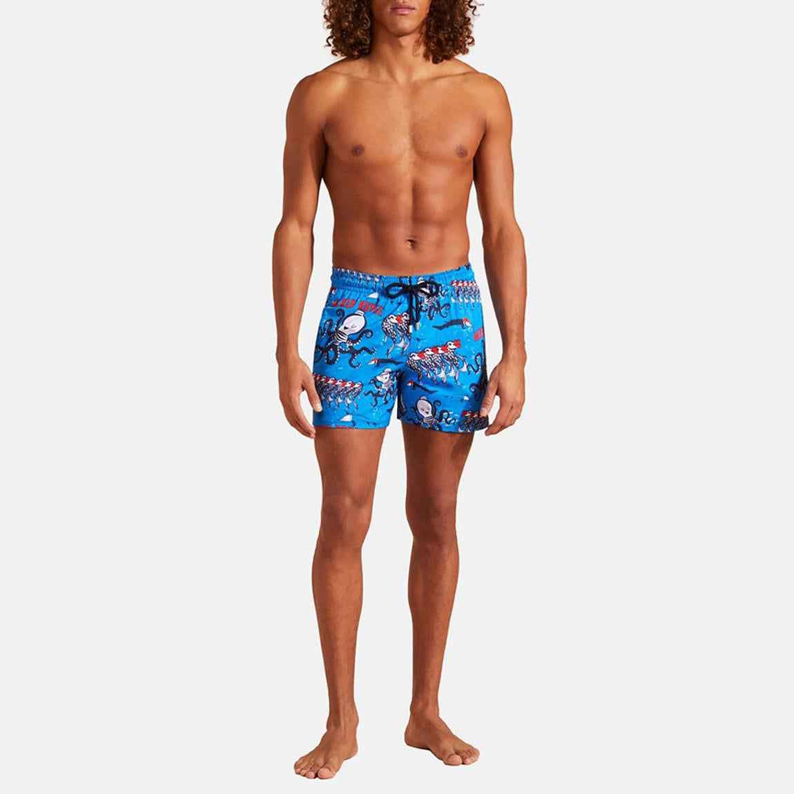 Vilebrequin - Neon Blue Moorise Swim Shorts