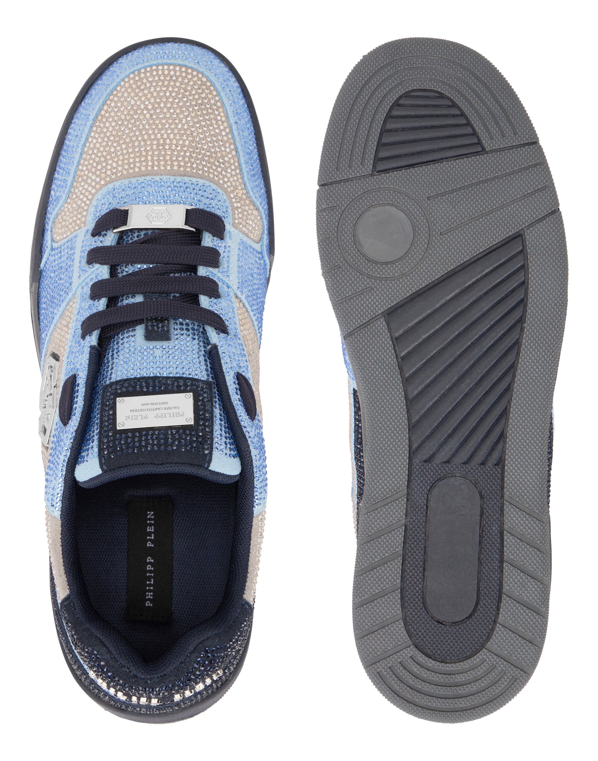 PHILIPP PLEIN - Low-Top Sneakers P-FORCE 78 Strass