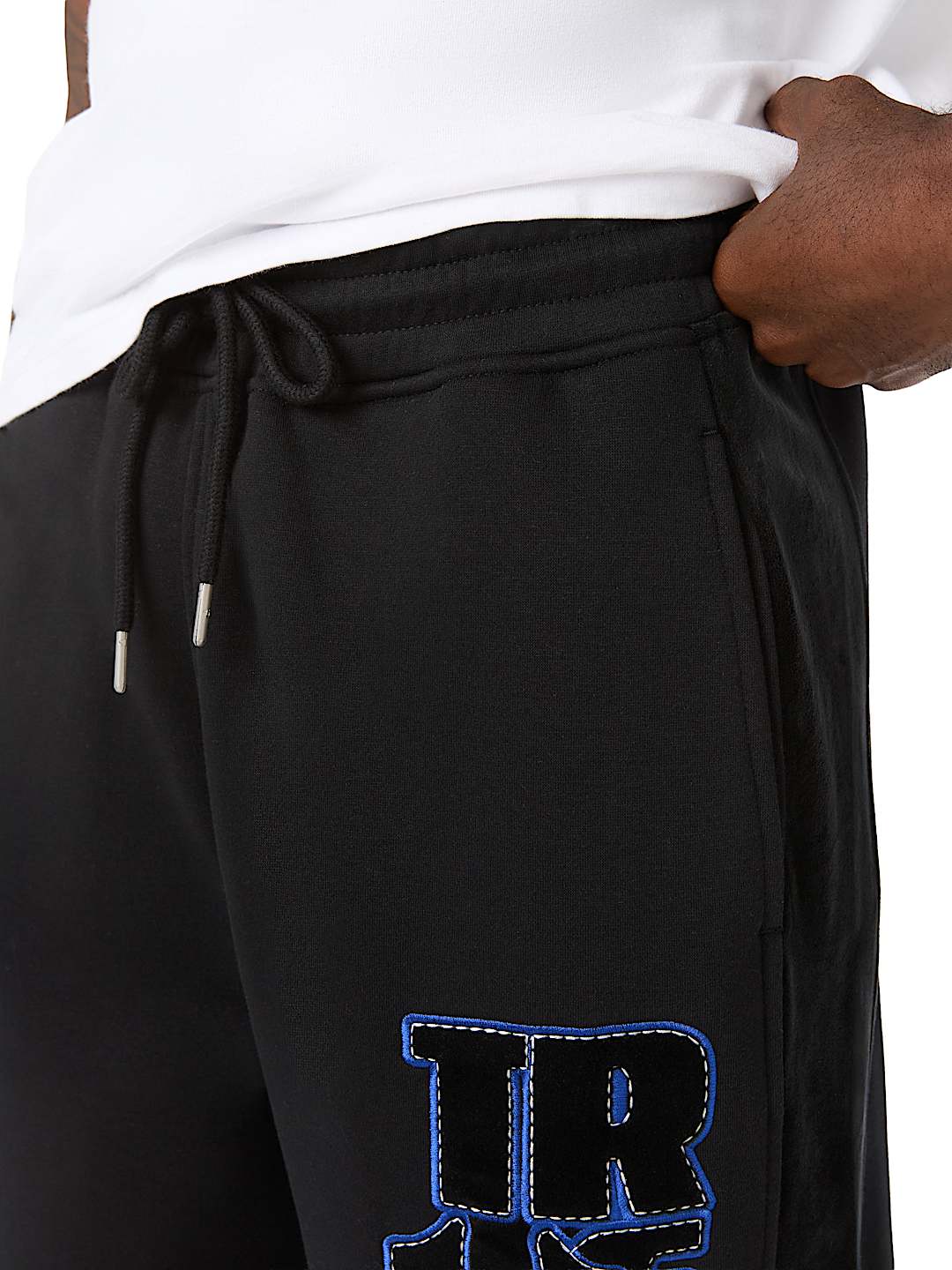 True Religion - Velour Logo Baggy Sweatpant