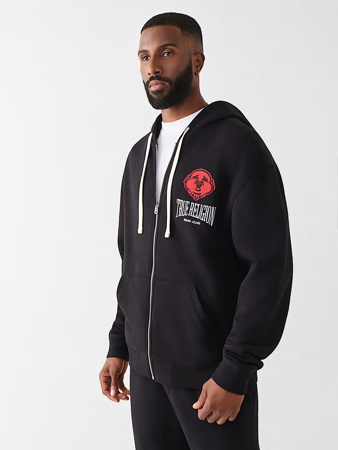 True Religion - Buddha Fleece Zip Hoodie