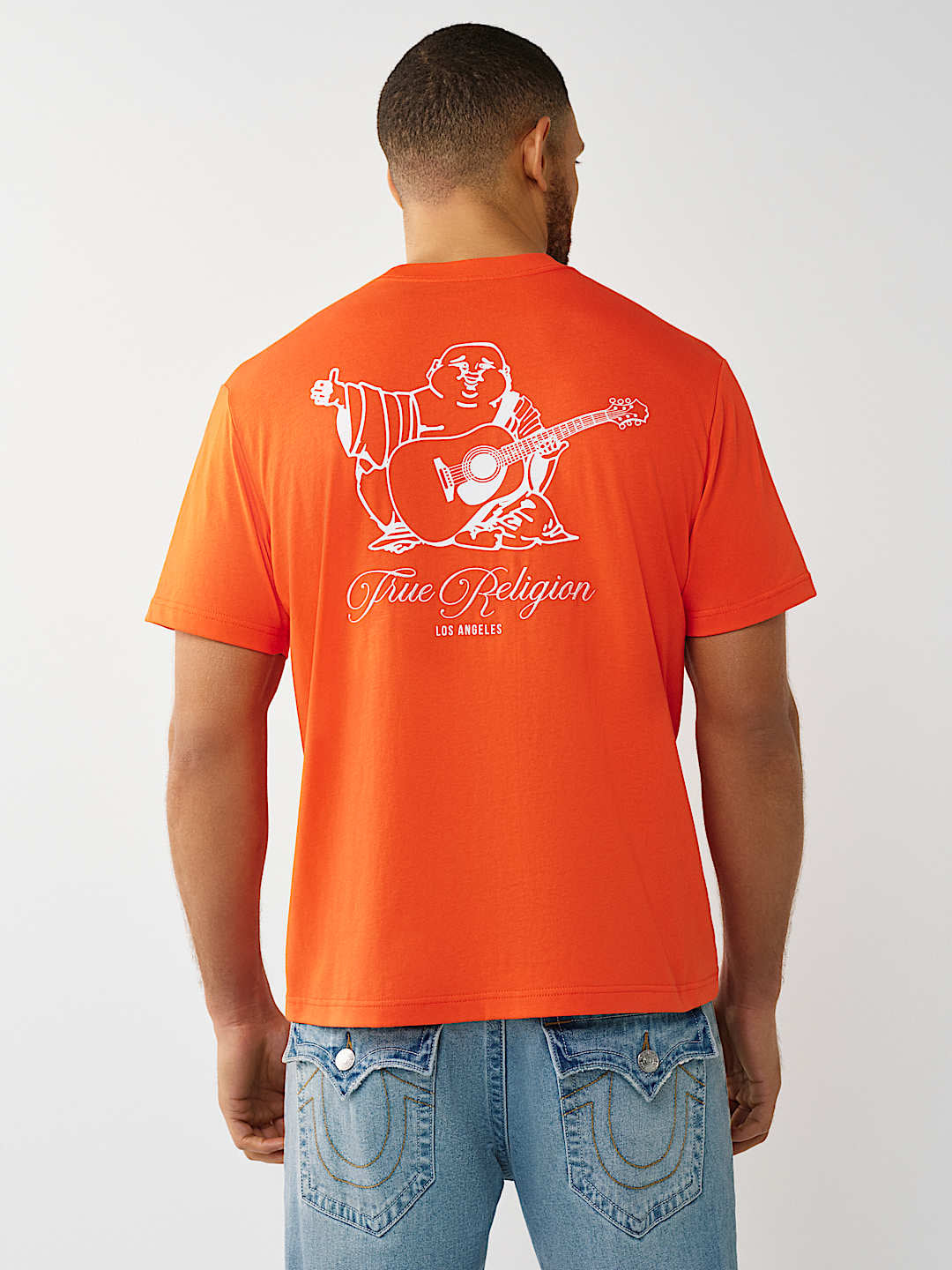 True Religion - Filled Horseshoe Script Graphic Tee