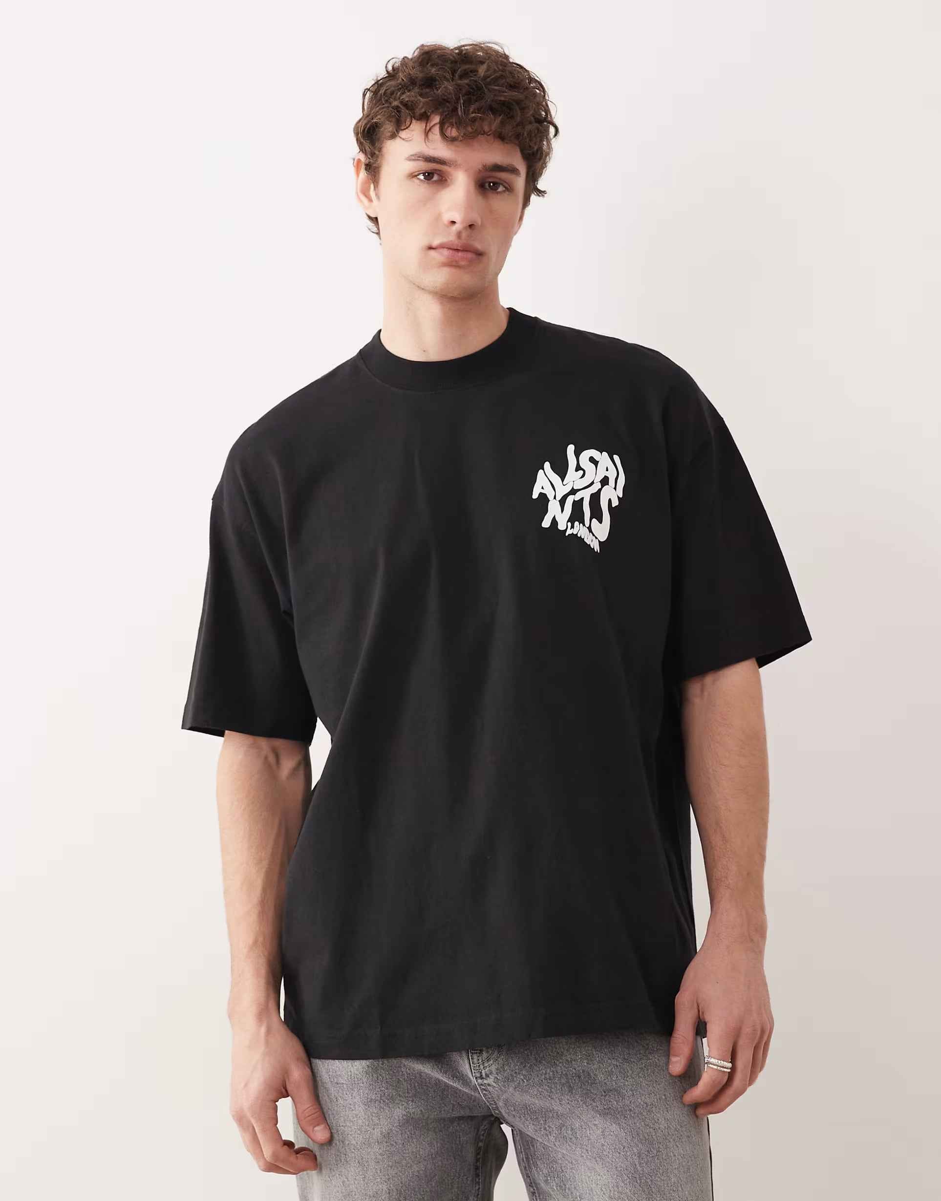 AllSaints - Orlando back print t-shirt