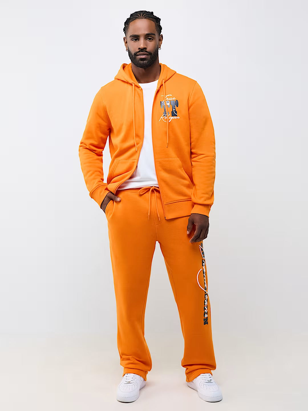 True Religion - Puff-Print Logo Script Sweatpant